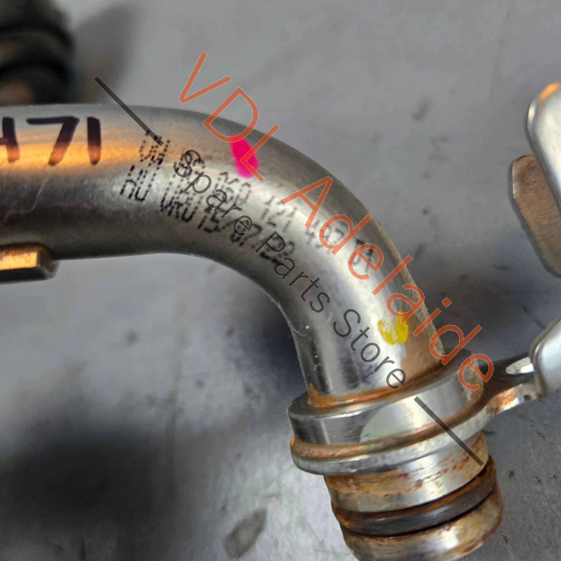 VW Golf R MK8 Audi S3 8Y Low Pressure Coolant Return Hose from Turbo 5WA122073H - Image 4