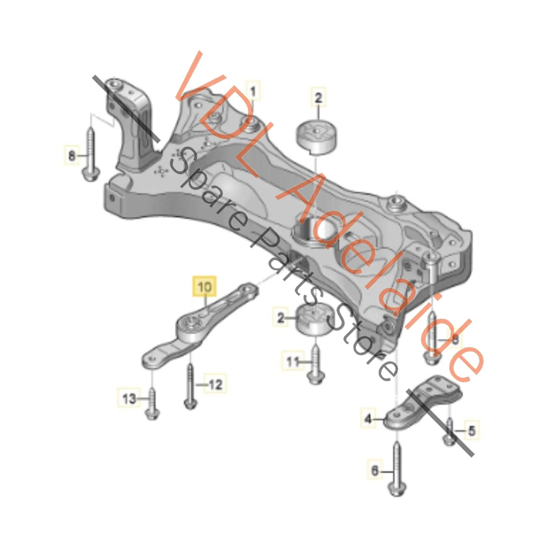 VW Audi Cupra Lower Engine Mount Support Pendulum Bush 5Q0199855AB - Image 2