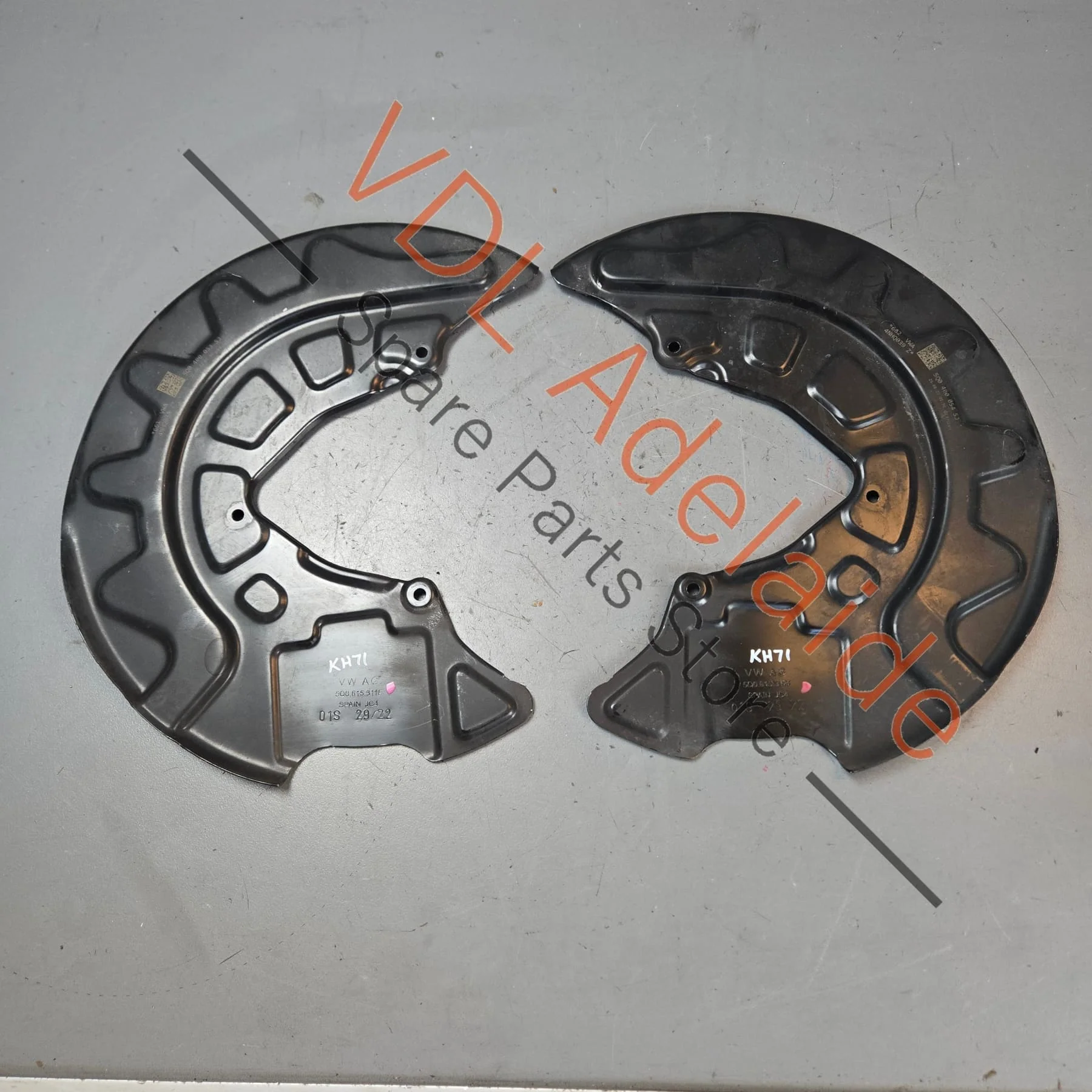 VW Golf R Audi S3 Cupra Ateca Front Brake Stone Guard set pair for 340mm rotor
