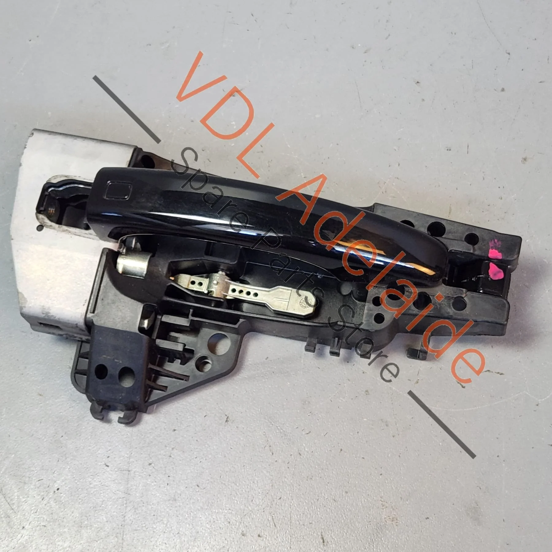 Audi A4 B8 Front Right Exterior Door Handle Mythos Black LY9T 8T0837205A 8T2837886B 8T0837879