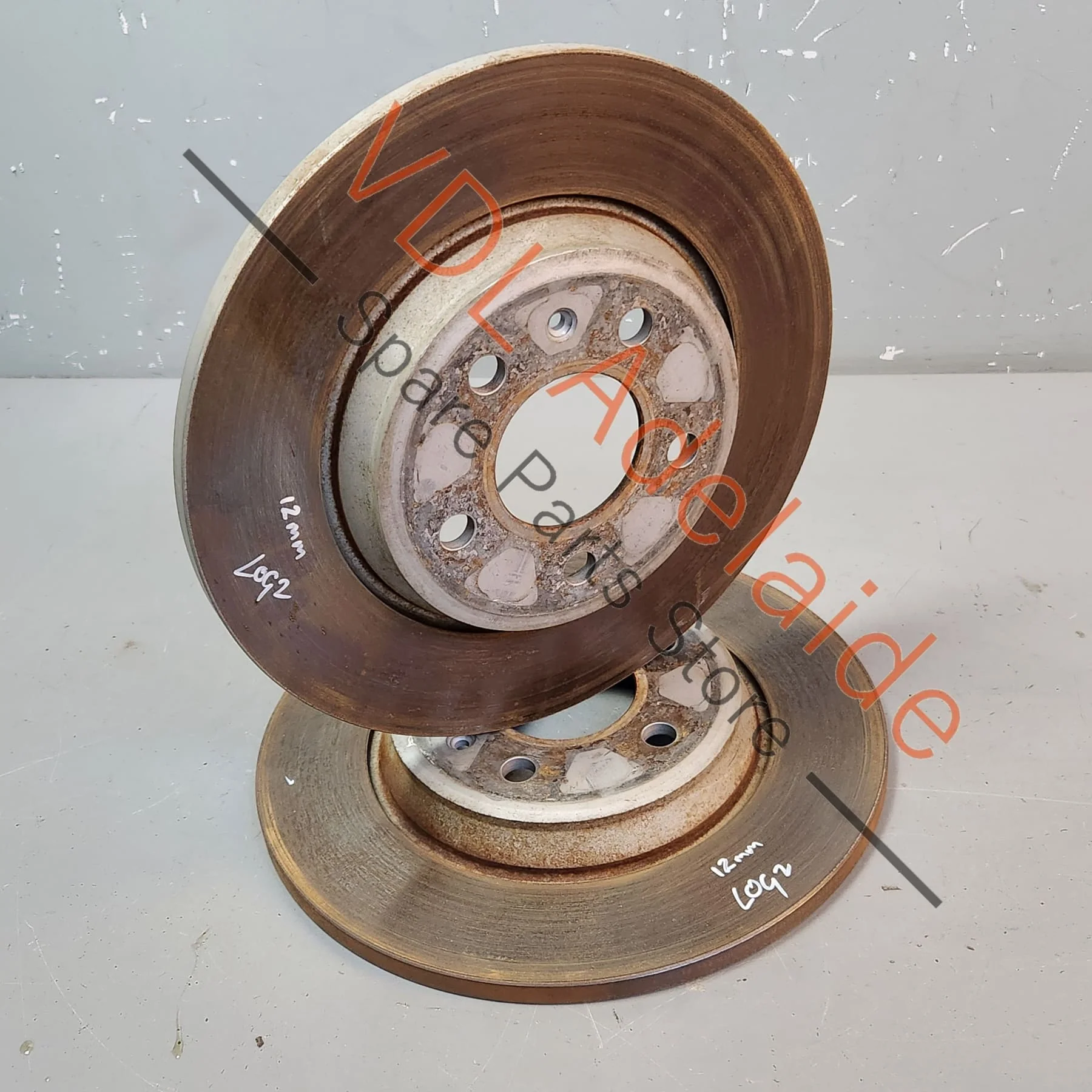 Audi A4 B8 Rear Disc Rotor Pair 300mm x 12mm 8K0615601B