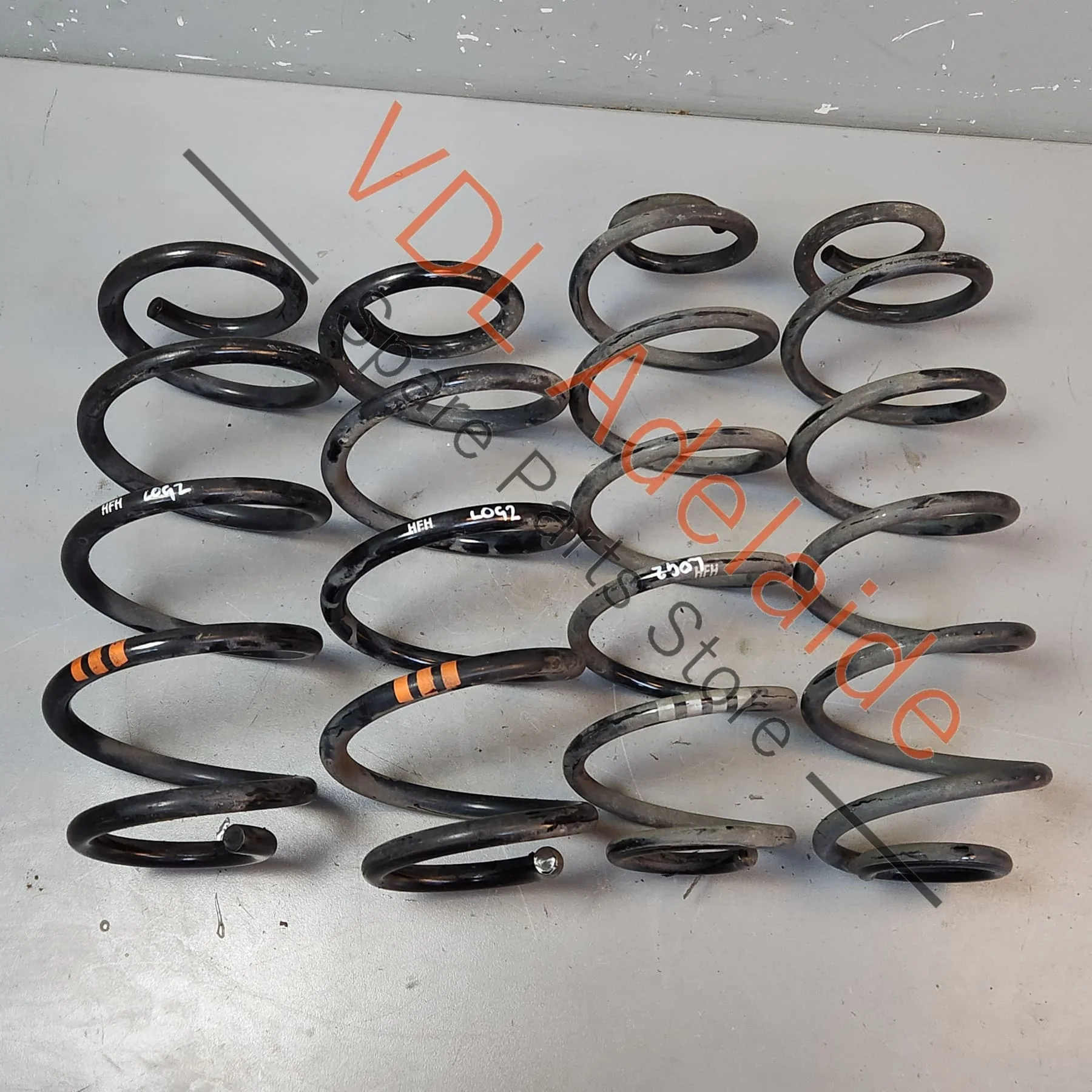 Audi A4 B8 S-Line Set of Standard Ride Height Coil Springs 8K0411105DE 8K0511115DE