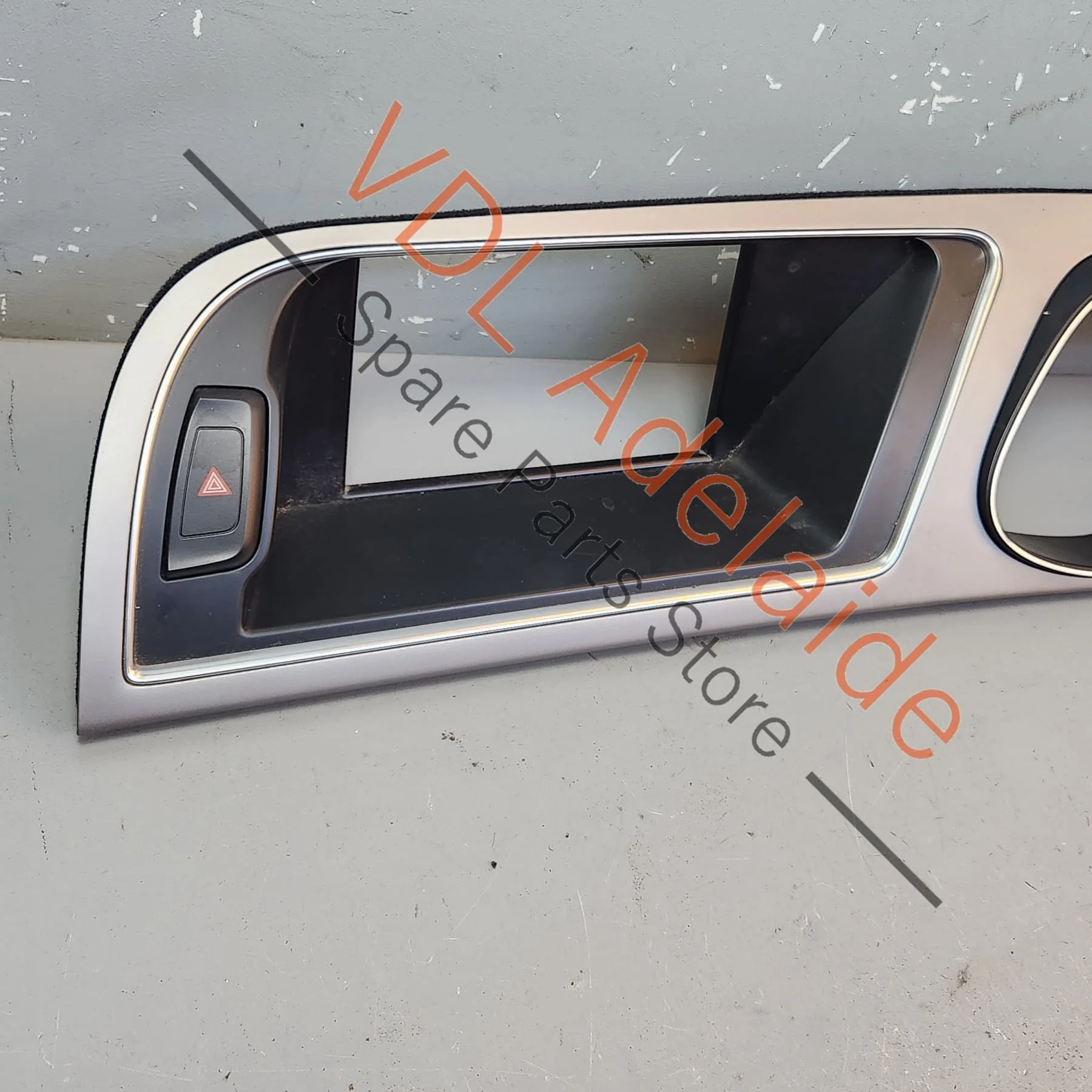 Audi A4 Dashboard Trim Fascia Steel Grey Brushed 8K2857185AM TU4 - Image 6