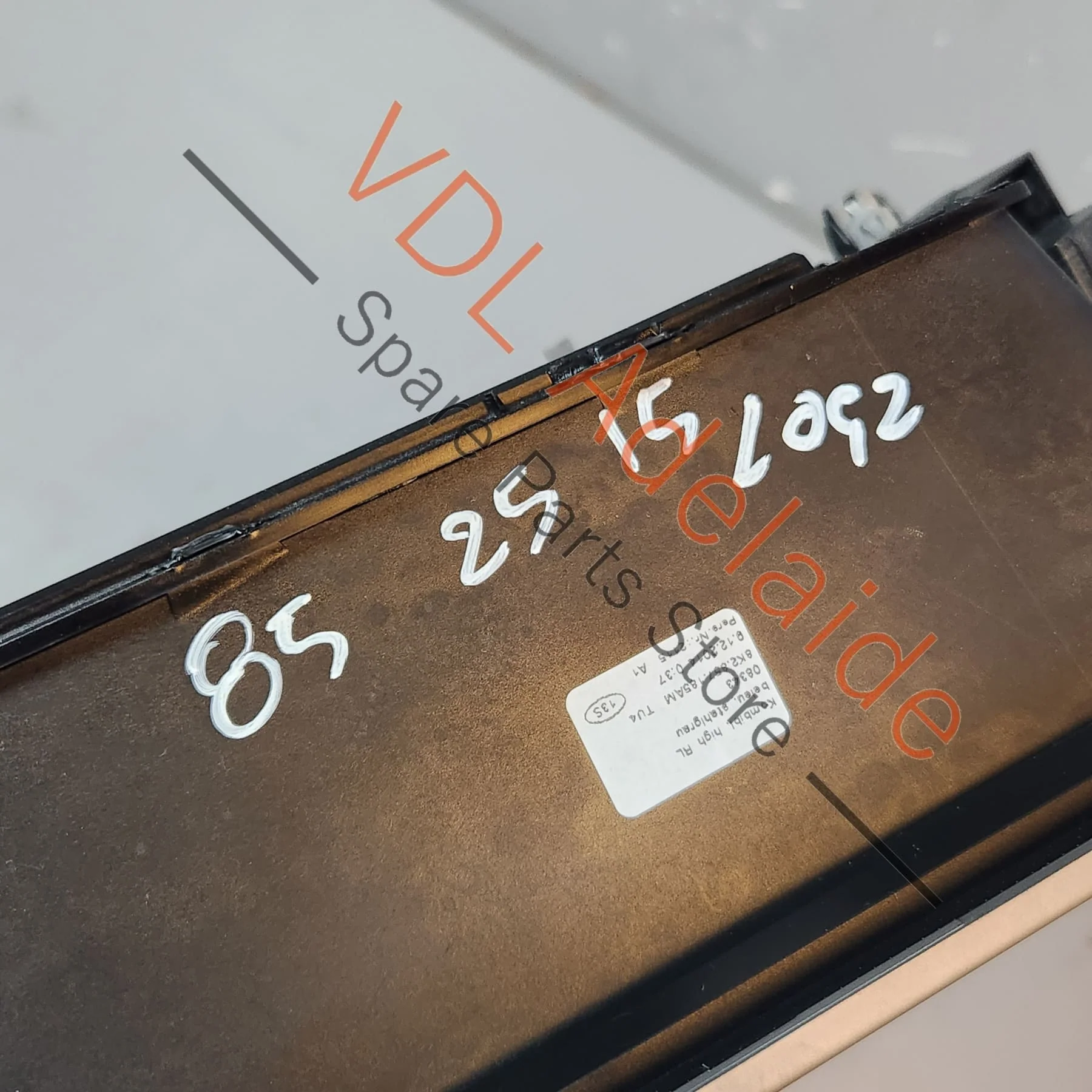 Audi A4 Dashboard Trim Fascia Steel Grey Brushed 8K2857185AM TU4 - Image 8