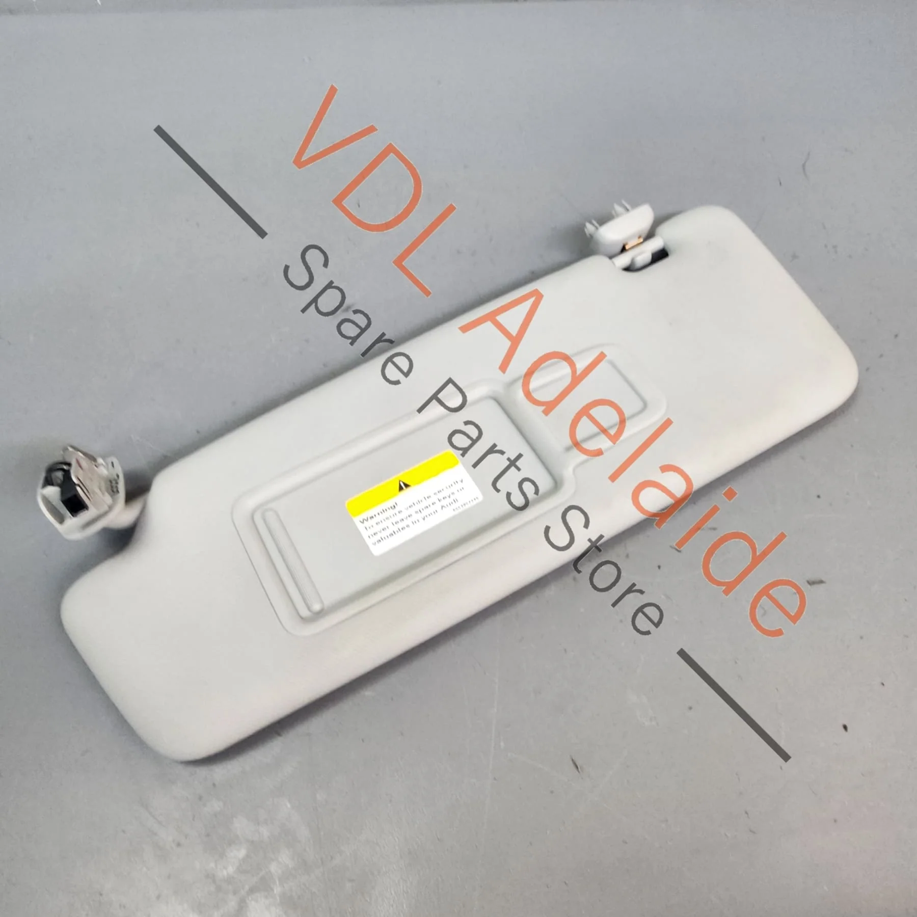 Audi A4 B8 8K Left Side Sun Visor Moon Silver 8K0857551