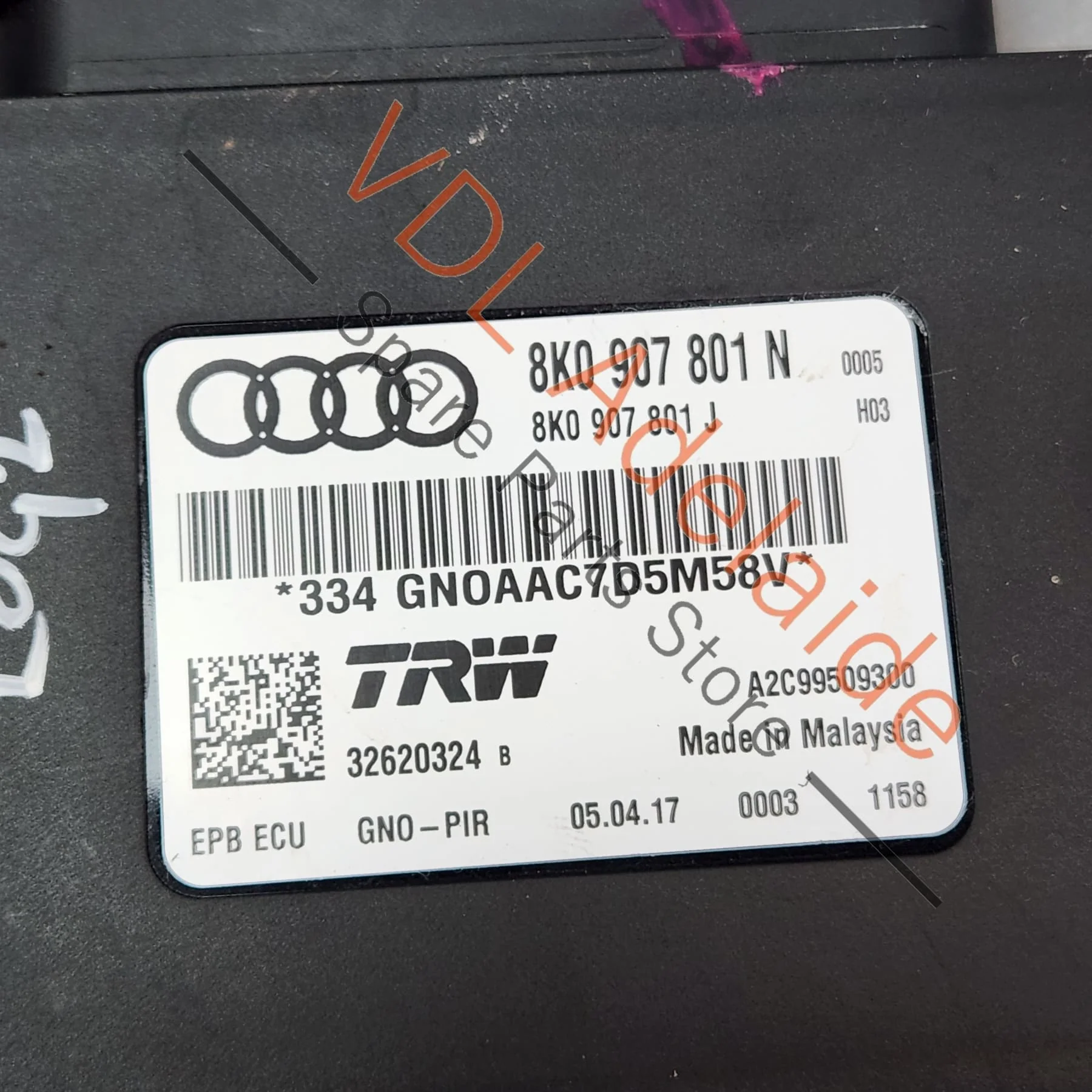Audi A4 B8 8K Control Unit for Electronic Park Brake EPB 8K0907801N - Image 5