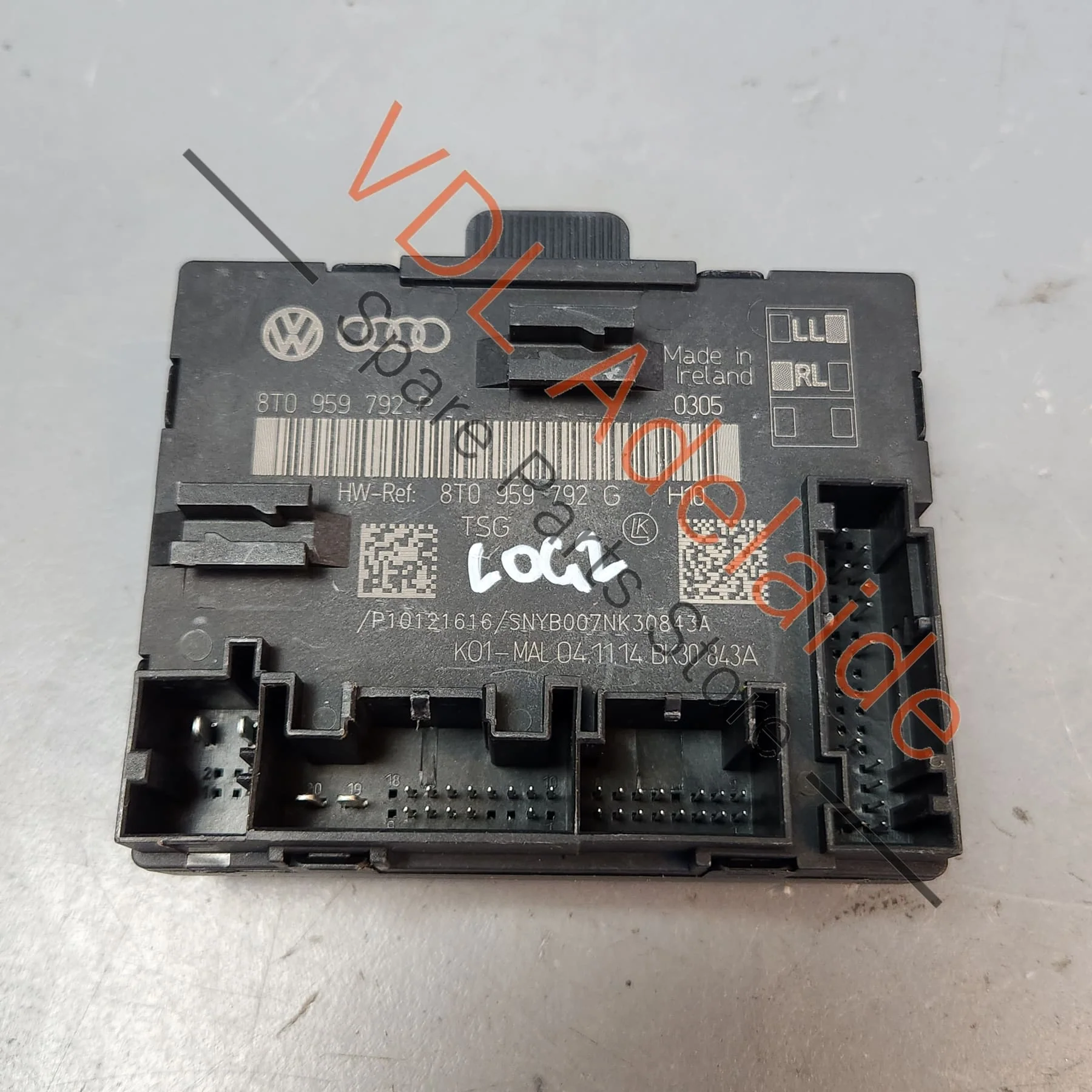 Audi A4 B8 8K Front Left Passenger Door Control Module RHD Sedan 8T0959792P - Image 5