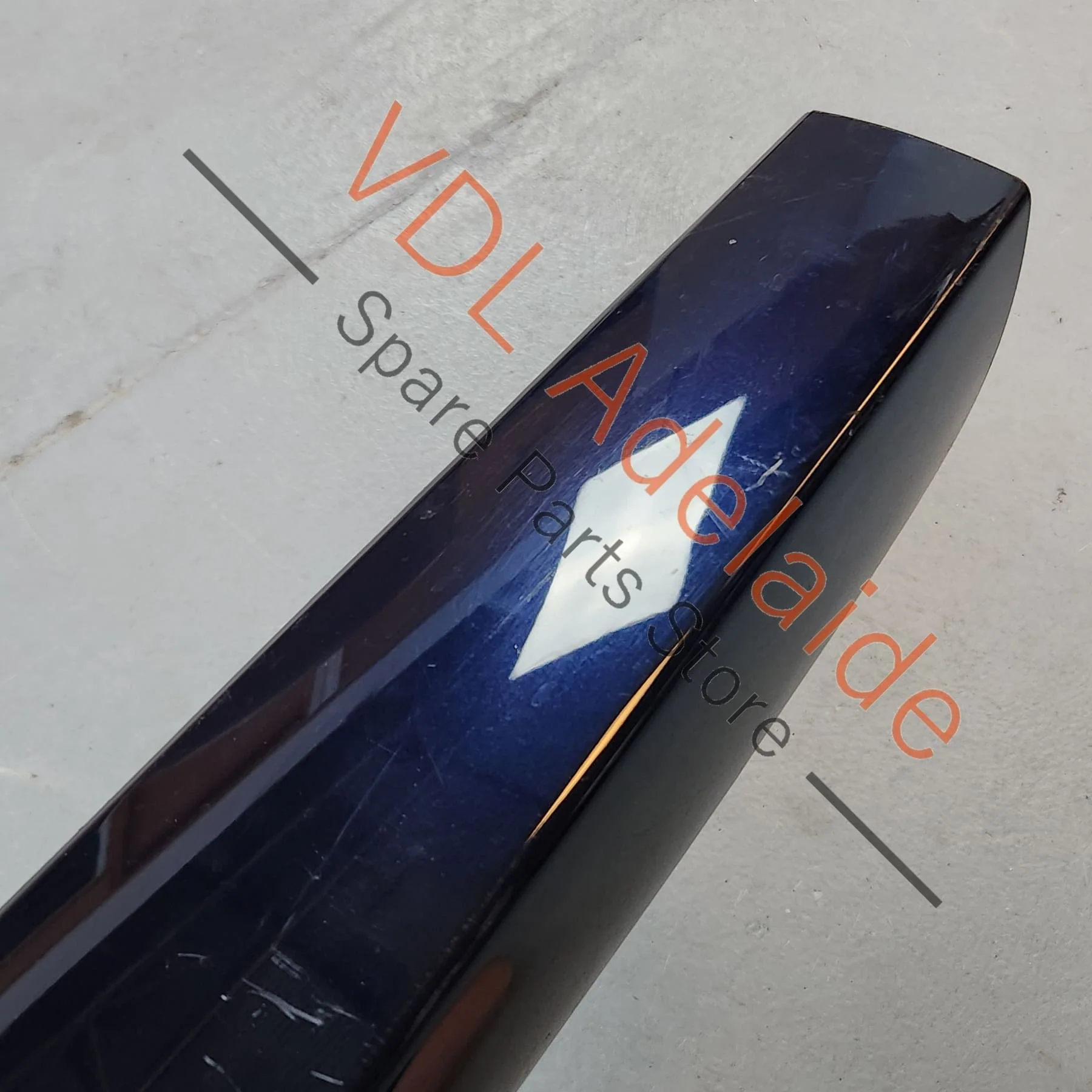 Renault Megane Left Side Rear Exterior Door Molding 808774483R 808770008R Twilight Blue 472 - Image 9
