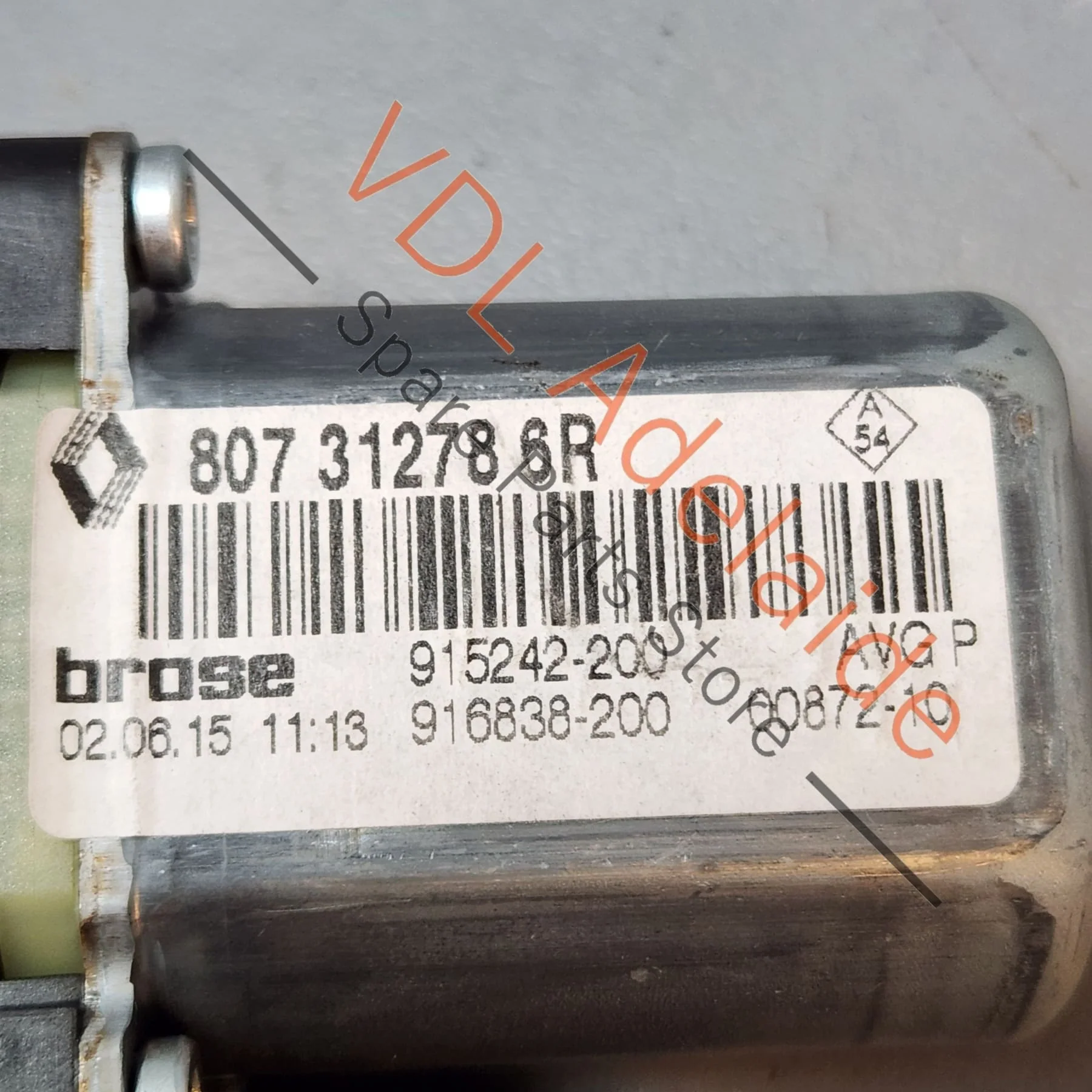 Renault Megane MK3 III DZ1 D95 Coupe Left LHS Window Motor Module 807312786R - Image 5