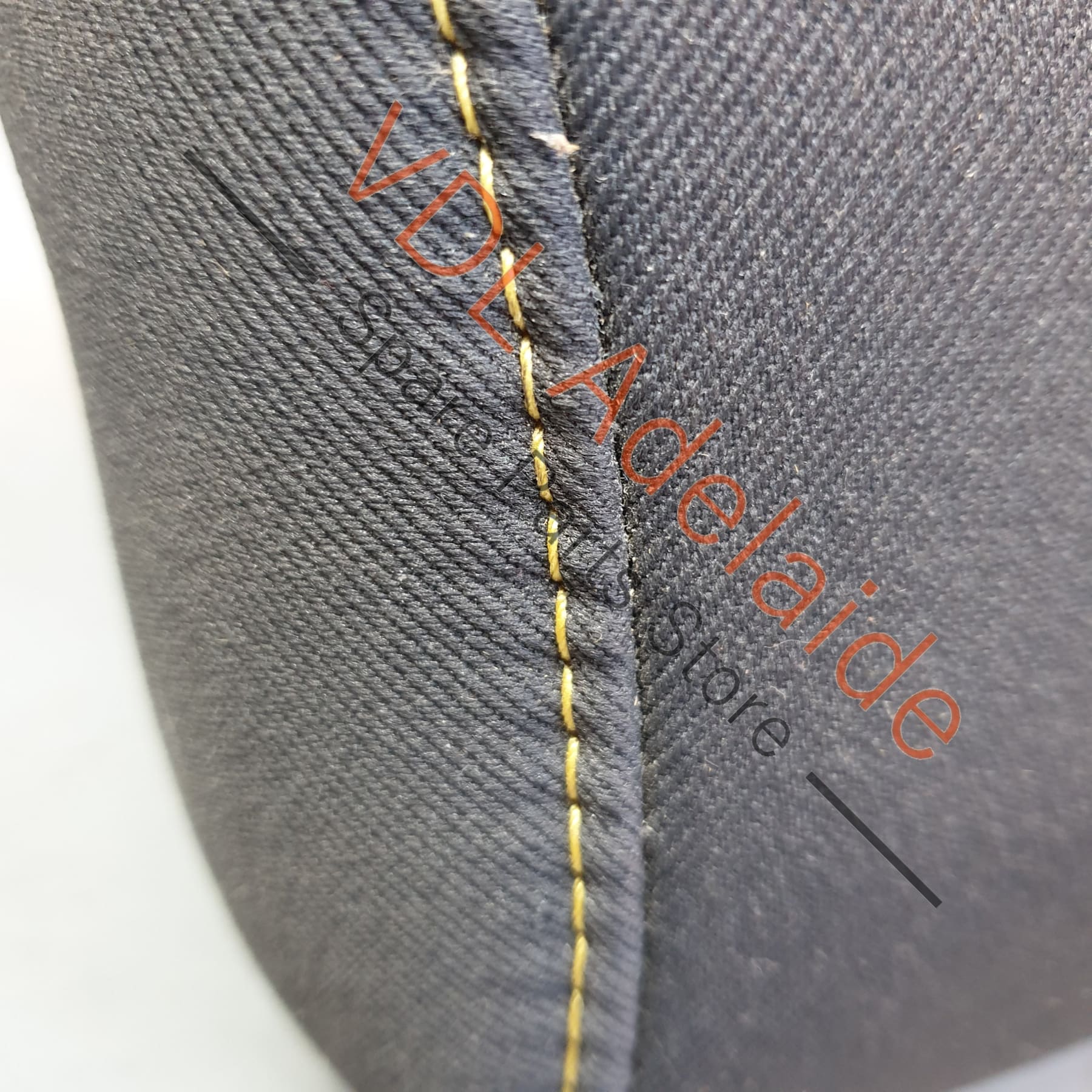 Renault Megane 3 RS250 265 275 Rear Seat Middle Headrest Cloth with Yellow Stitch - Image 5