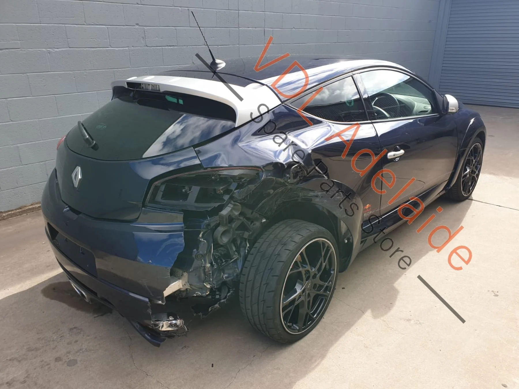 Renault Megane Right Side Rear Exterior Body Molding 768568852R 768560131R Twilight Blue - Image 5