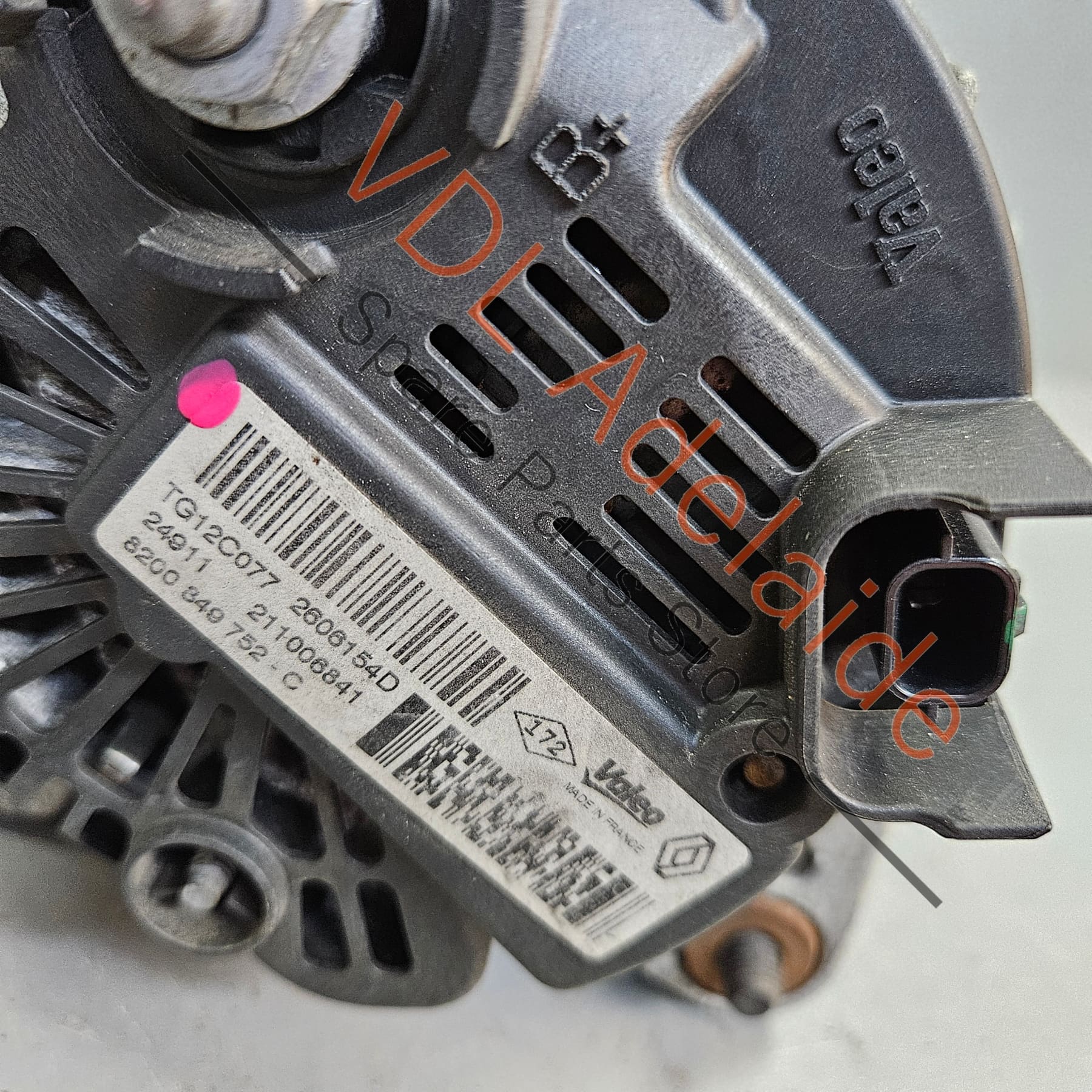 Renault Alternator 12A Valeo 8200849752C 8201040749 120A - Image 3