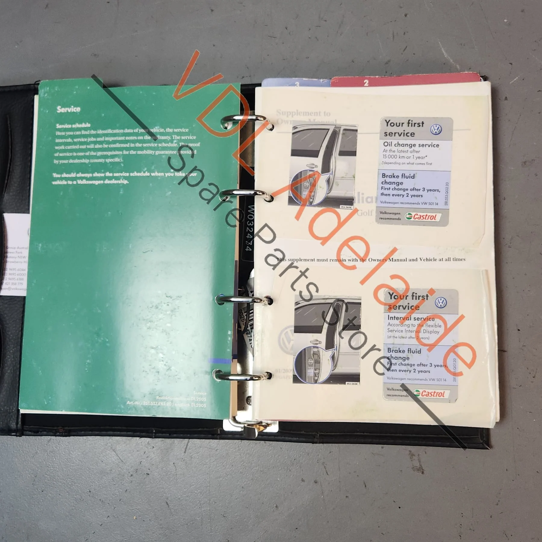 VW Golf MK6 Gti Set of Owners Books Manuals with Pouch Folder - Image 10