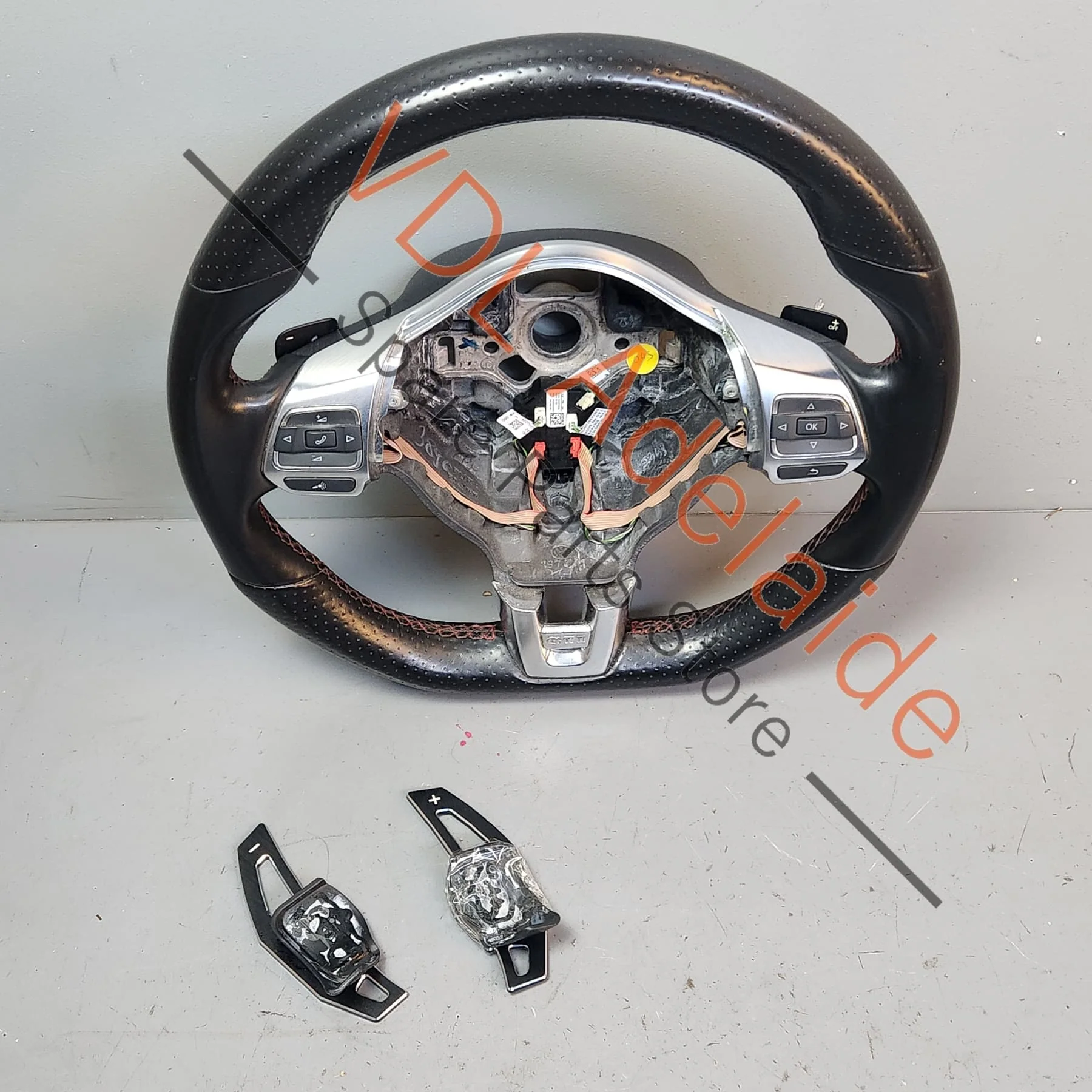 VW Golf MK6 Gti Leather Steering Wheel Multifunction Sports with Buttons 5K0419091E ASY