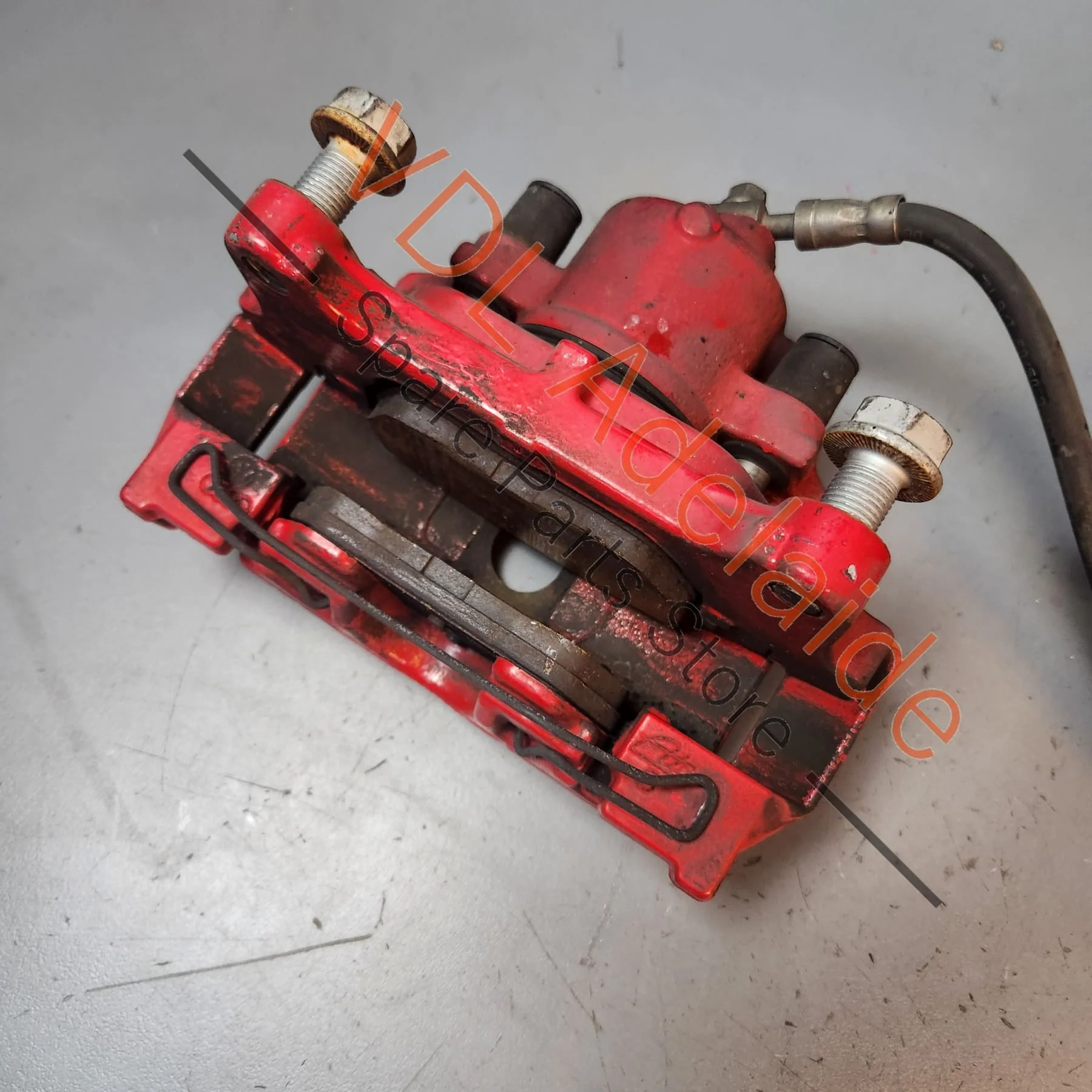 VW Golf MK6 Gti Pair of Front Brake Calipers suit 312mm x 25mm rotor Tornado Red - Image 5