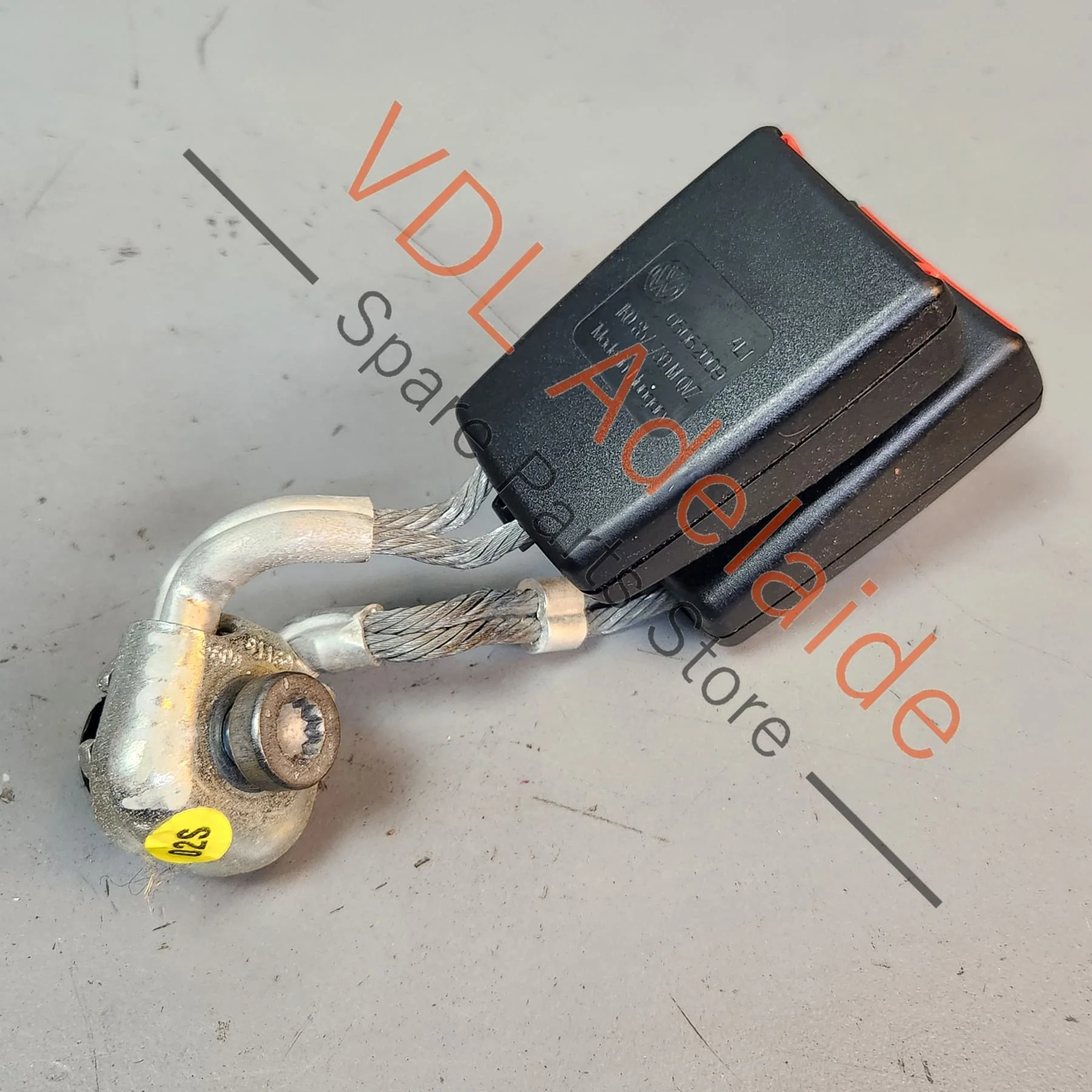 Volkswagen VW Golf Mk6 Rear Centre Double Seat Belt Buckle 1K0857739 M QVZ NOR5 - Image 5