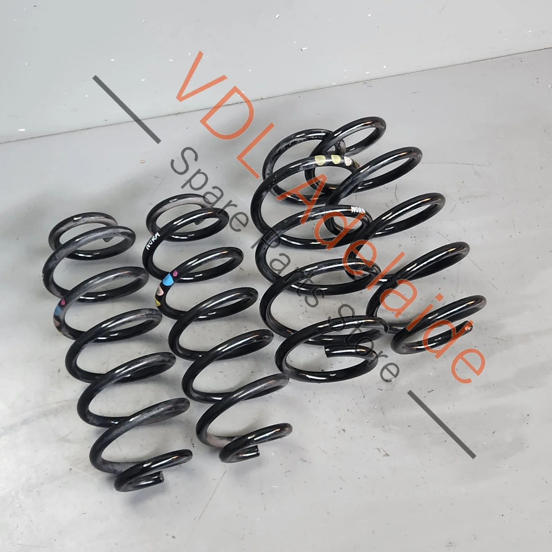 VW Golf MK6 Gti Set of Coil Springs Stock Standard Genuine 1K0411105JF 1K0511115EB
