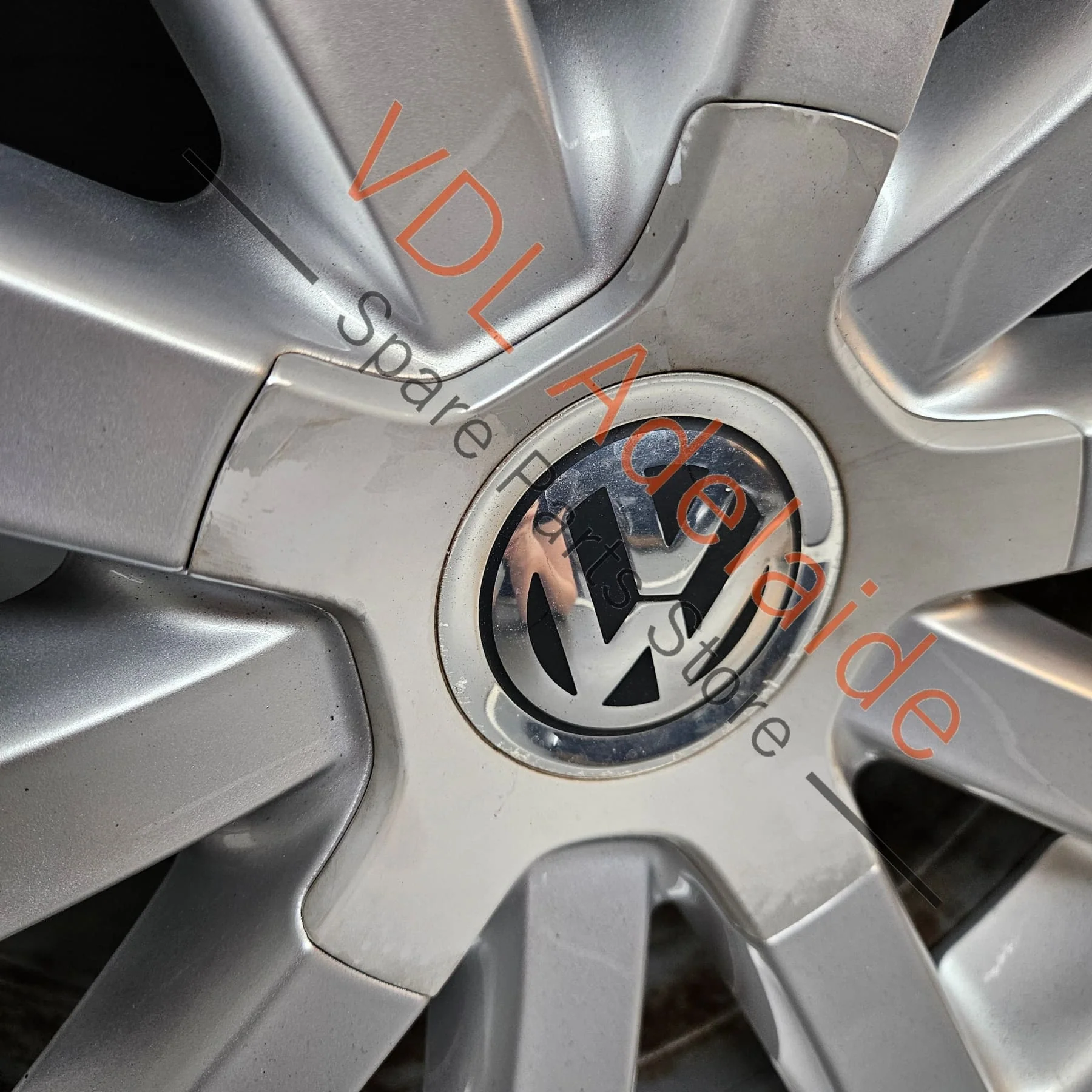 VW Passat R36 OMANYT Alloy Wheel 18 x 8 ET44 Genuine OEM Ronal 3C0601025AG 3C0601149R 8Z8 #01 - Image 5