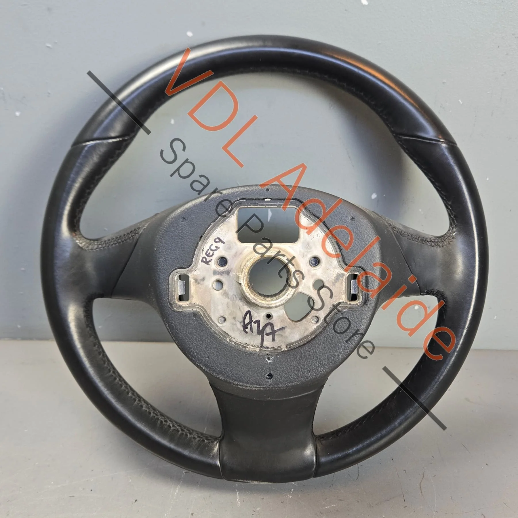 VW Touareg 7P Steering Wheel Black Leather 7P6419091 NGB Including switches 155xxxkm - Image 7