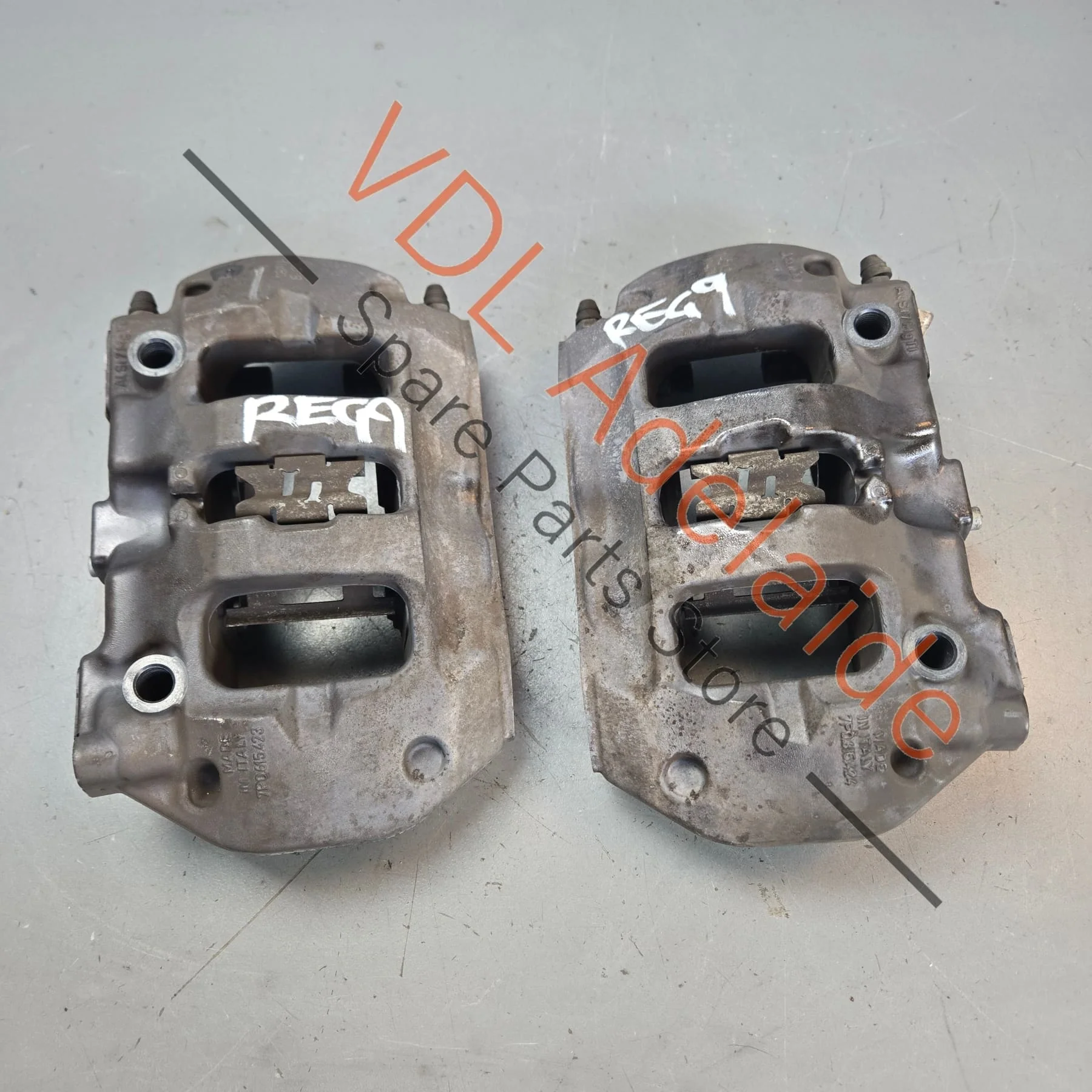 VW Touareg 7P 2011-2018 Rear Brake Caliper Set Pair Left & Right for 330mm rotor 7P6615423D 7P6615424D - Image 3