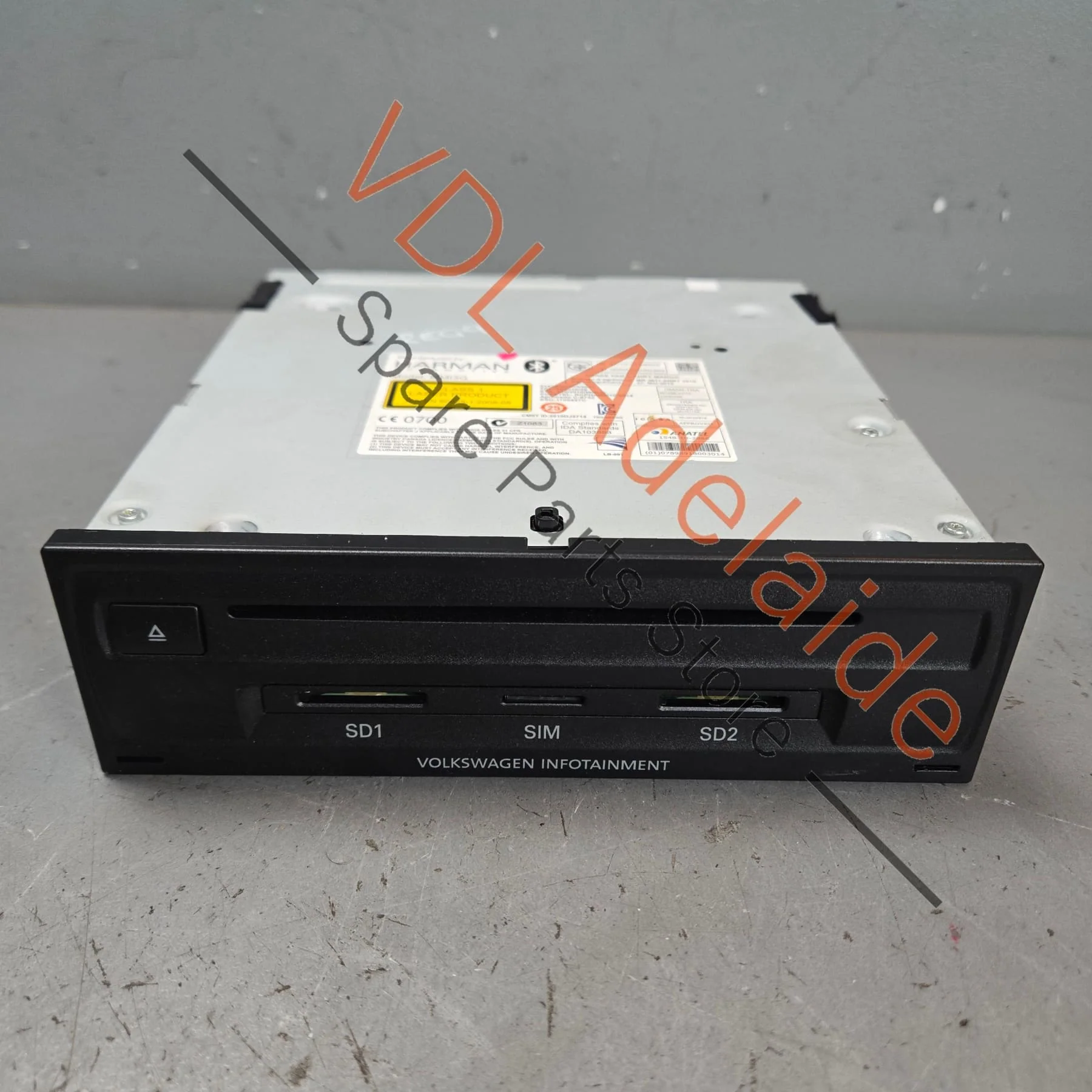 VW Touareg 7P Satnav MMI Radio Unit 7P6035764E