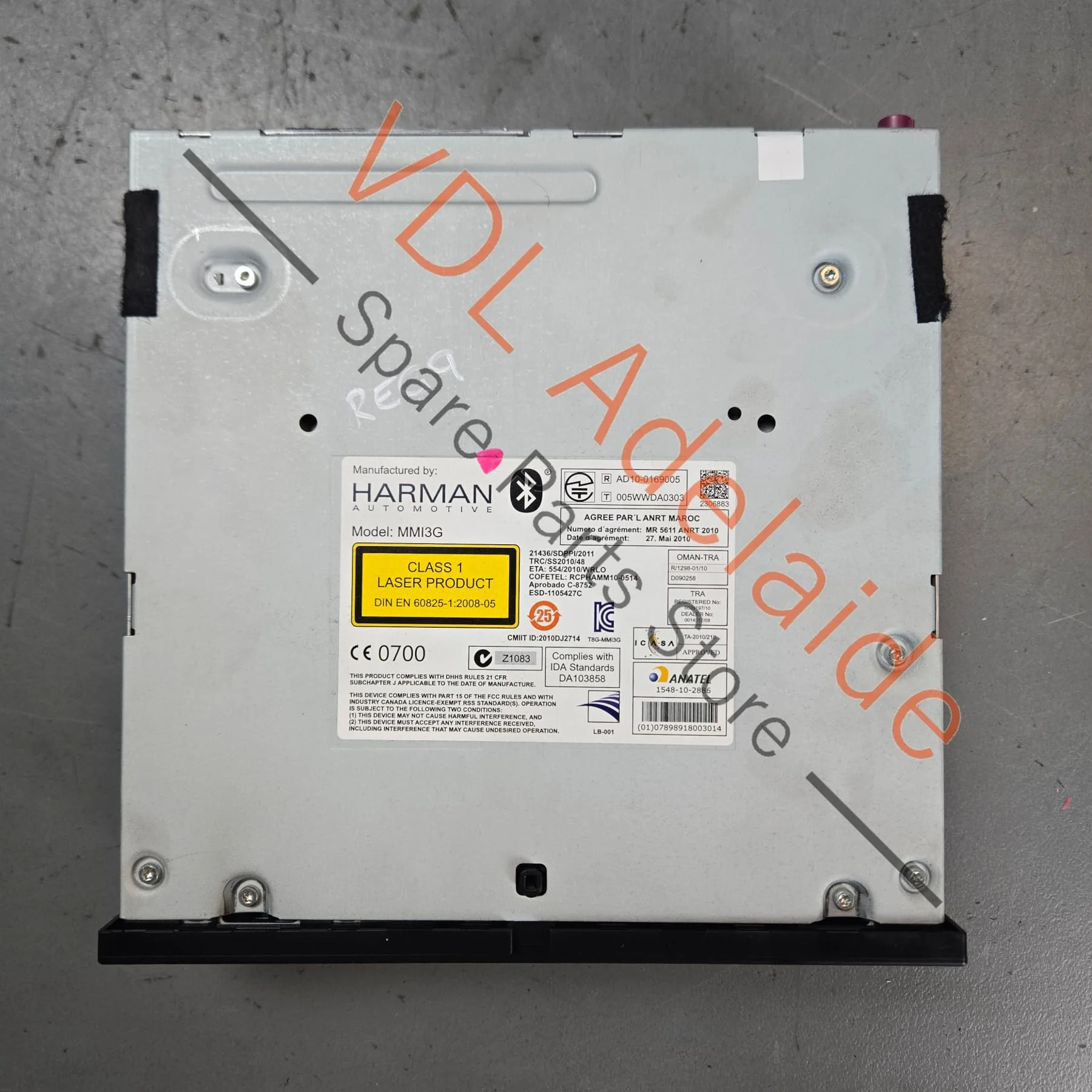 VW Touareg 7P Satnav MMI Radio Unit 7P6035764E - Image 3