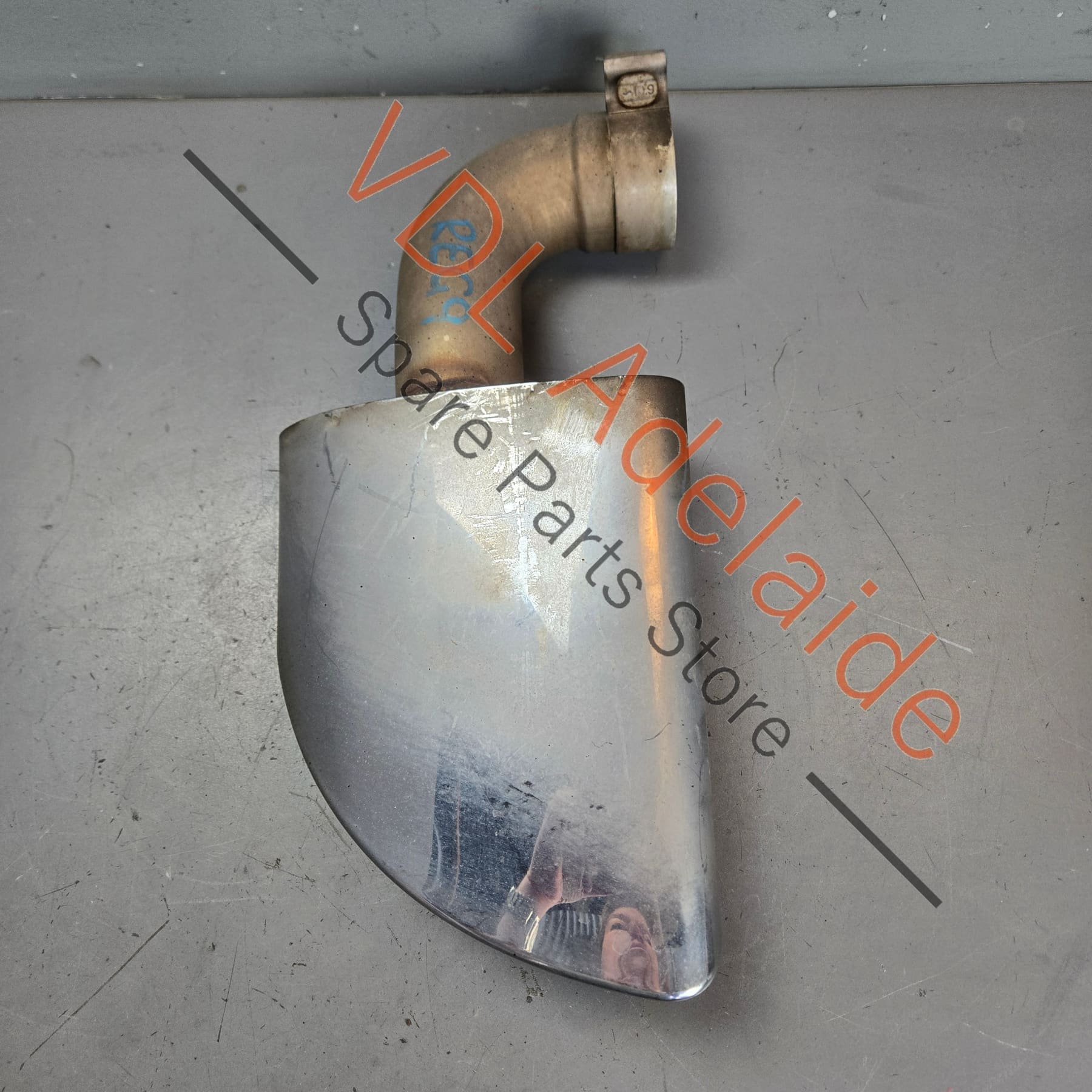 VW Touareg 7P Left Side Oval Exhaust Outlet Tailpipe Tip 7P6253681S - Image 2