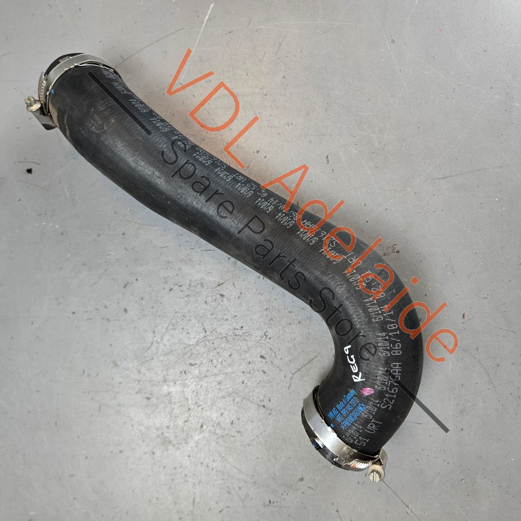 VW Touareg 7P Left Side Intercooler Hose Pipe 7P0145737D
