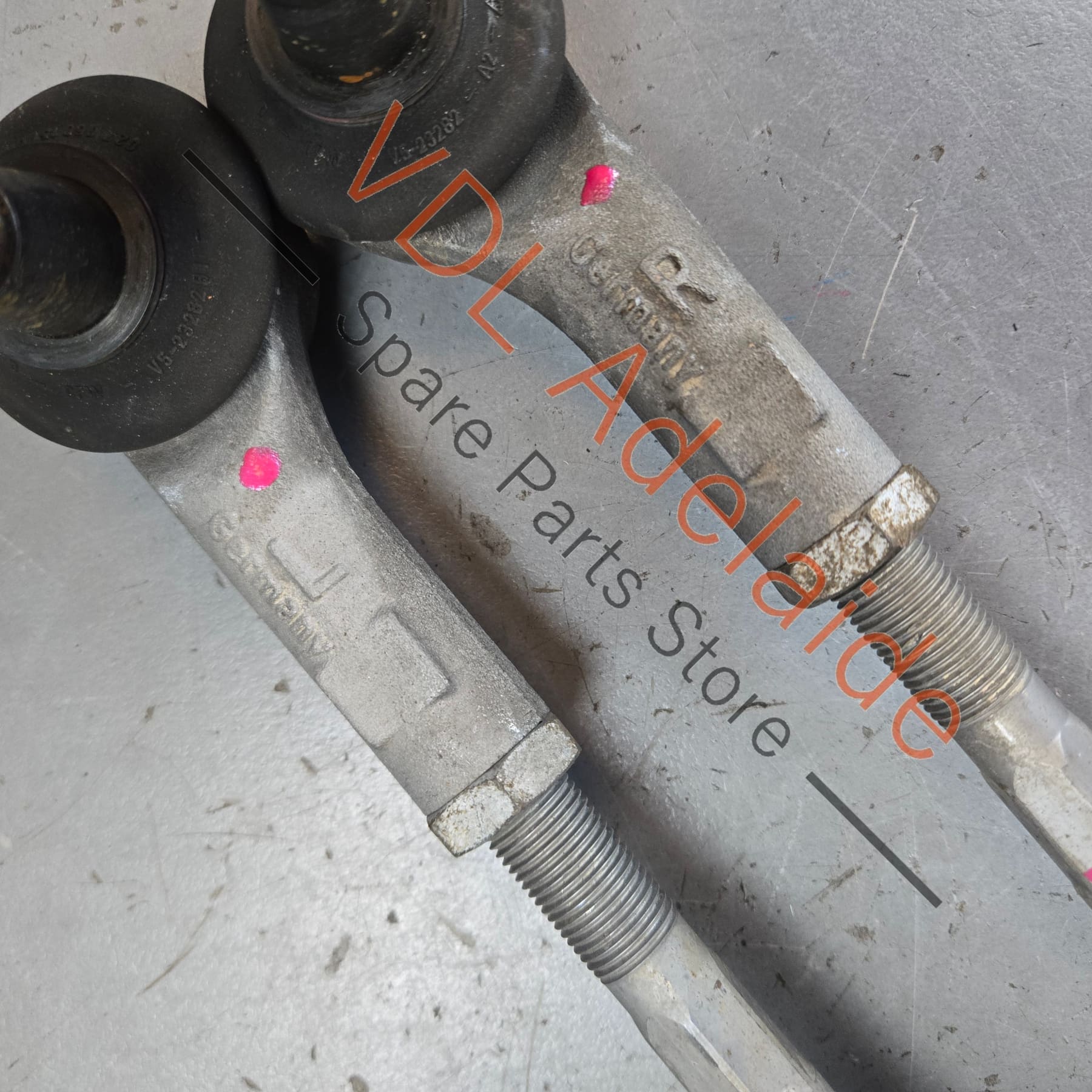 VW Touareg 7P Track Tie Rod Rack Ends Steering 7L0422803D 7L0422804D - Image 3