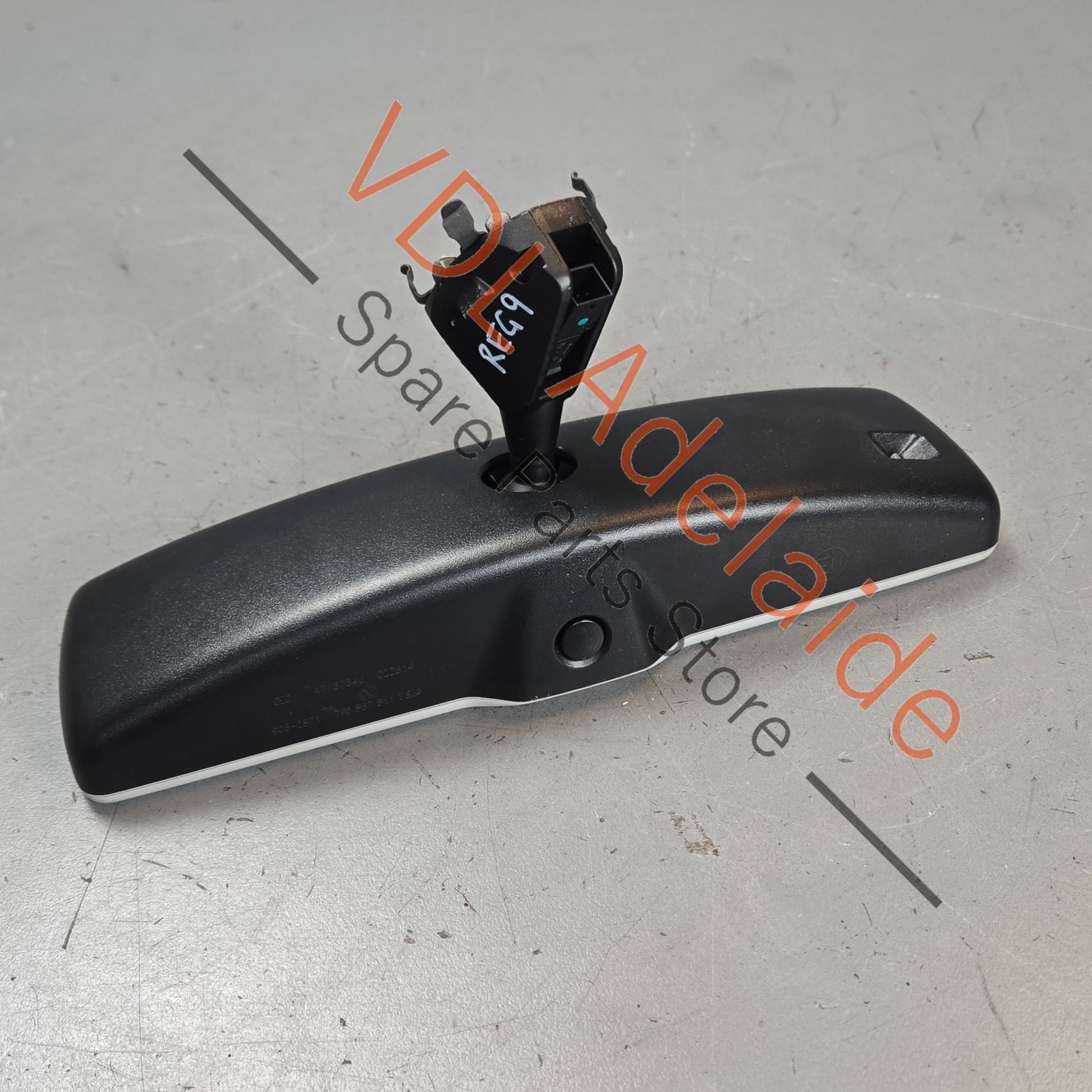 VW Touareg 7P Interior Rear View Mirror Automatic Anti-Dazzle 7P6857511T Satin Black Pearl Grey - Image 4