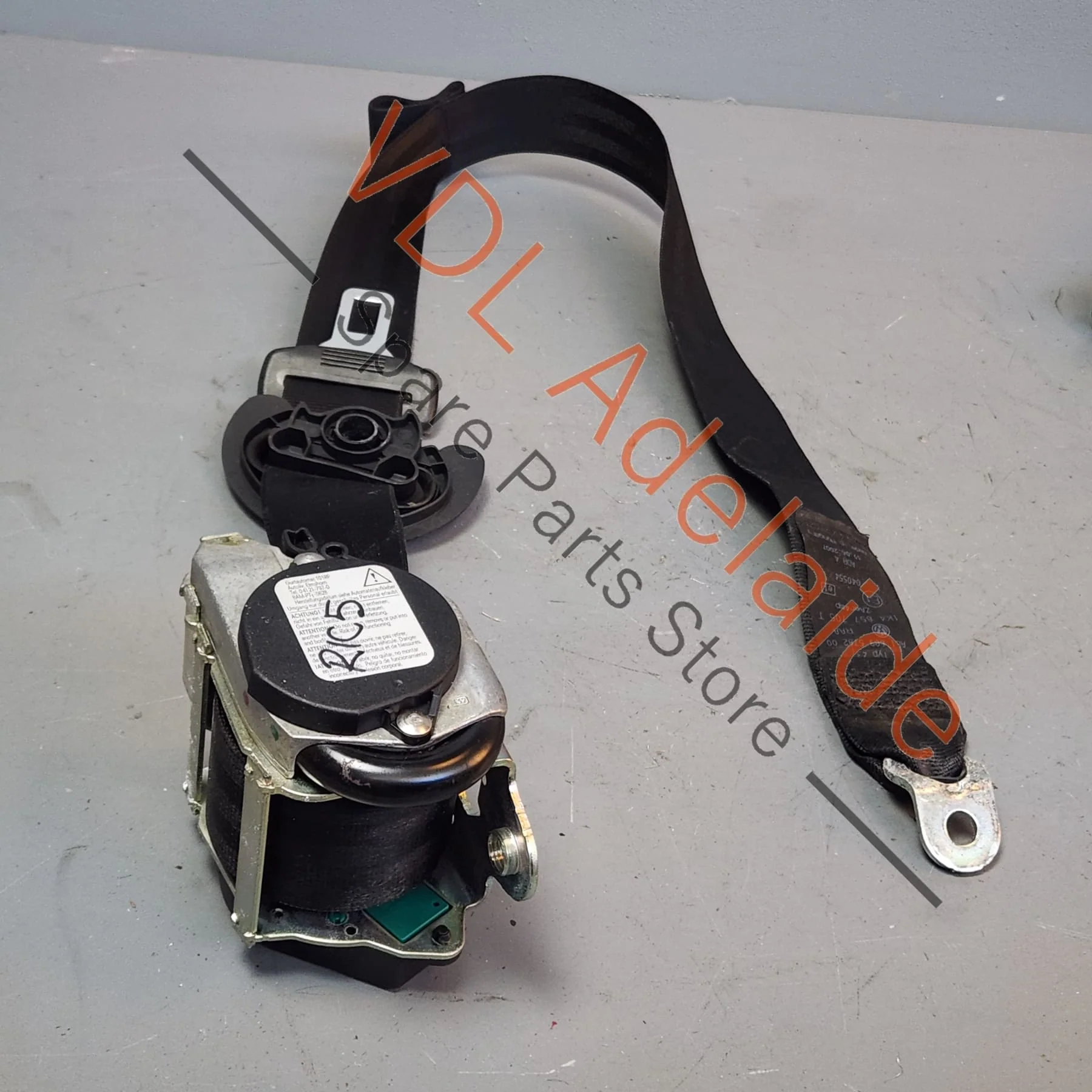 VW Golf MK5 Left Front Seatbelt 1K4857705T 1K4857705AT RAA Suit 4dr RHD vehicles - Image 6
