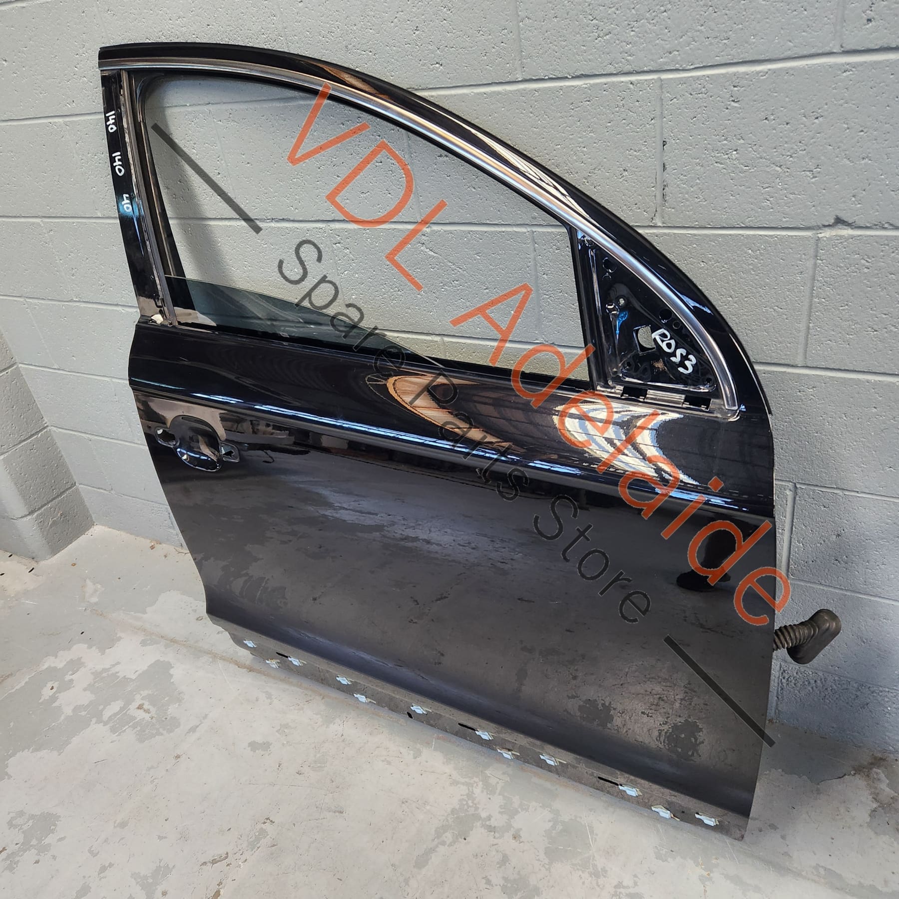 Audi Q7 4L Front Right Door Shell Panel incl Glass 4L0831052A 4L0845202A 2T2T Orca Black Metallic - Image 5