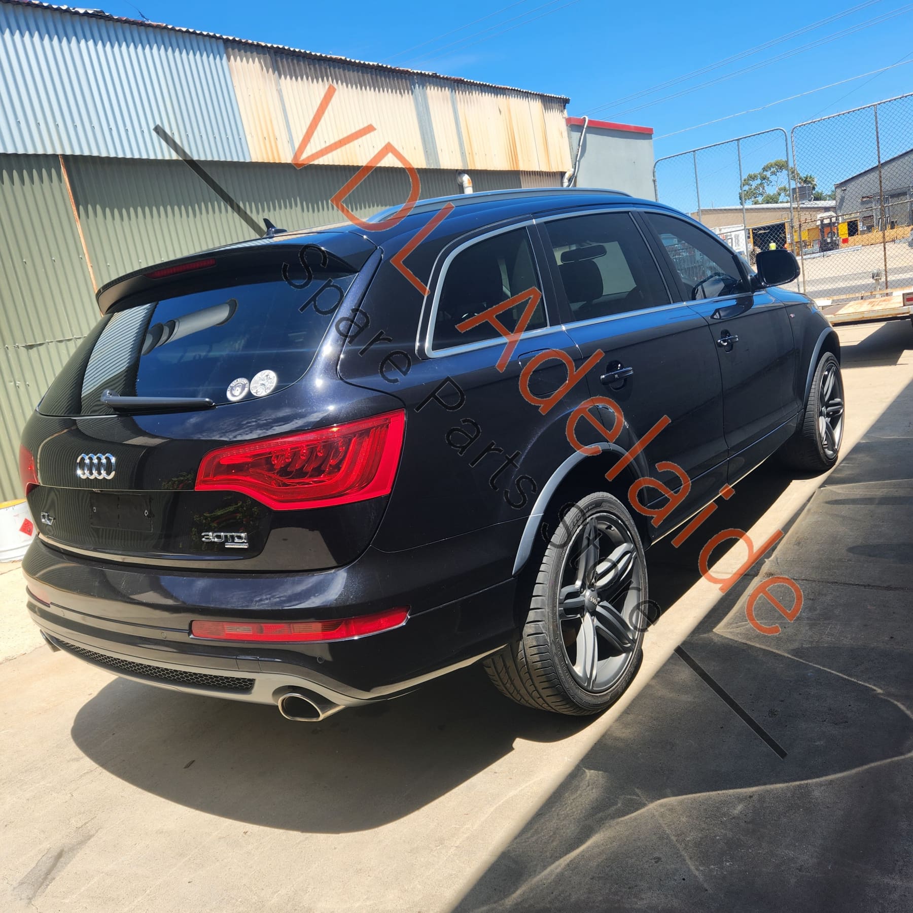 Audi Q7 4L Rear Hatch Boot Trunk Door Shell Panel incl Glass 4L0827023B 4L0845501C NVB 2T2T Orca Black Metallic - Image 3