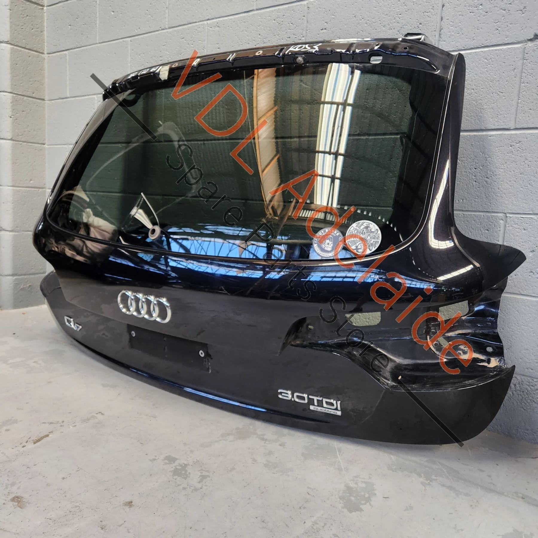 Audi Q7 4L Rear Hatch Boot Trunk Door Shell Panel incl Glass 4L0827023B 4L0845501C NVB 2T2T Orca Black Metallic - Image 4