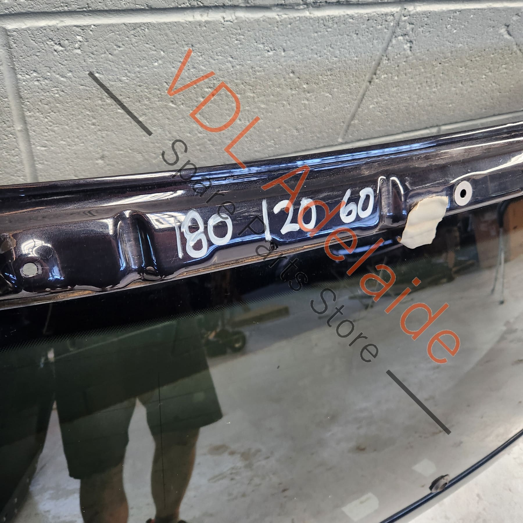 Audi Q7 4L Rear Hatch Boot Trunk Door Shell Panel incl Glass 4L0827023B 4L0845501C NVB 2T2T Orca Black Metallic - Image 6