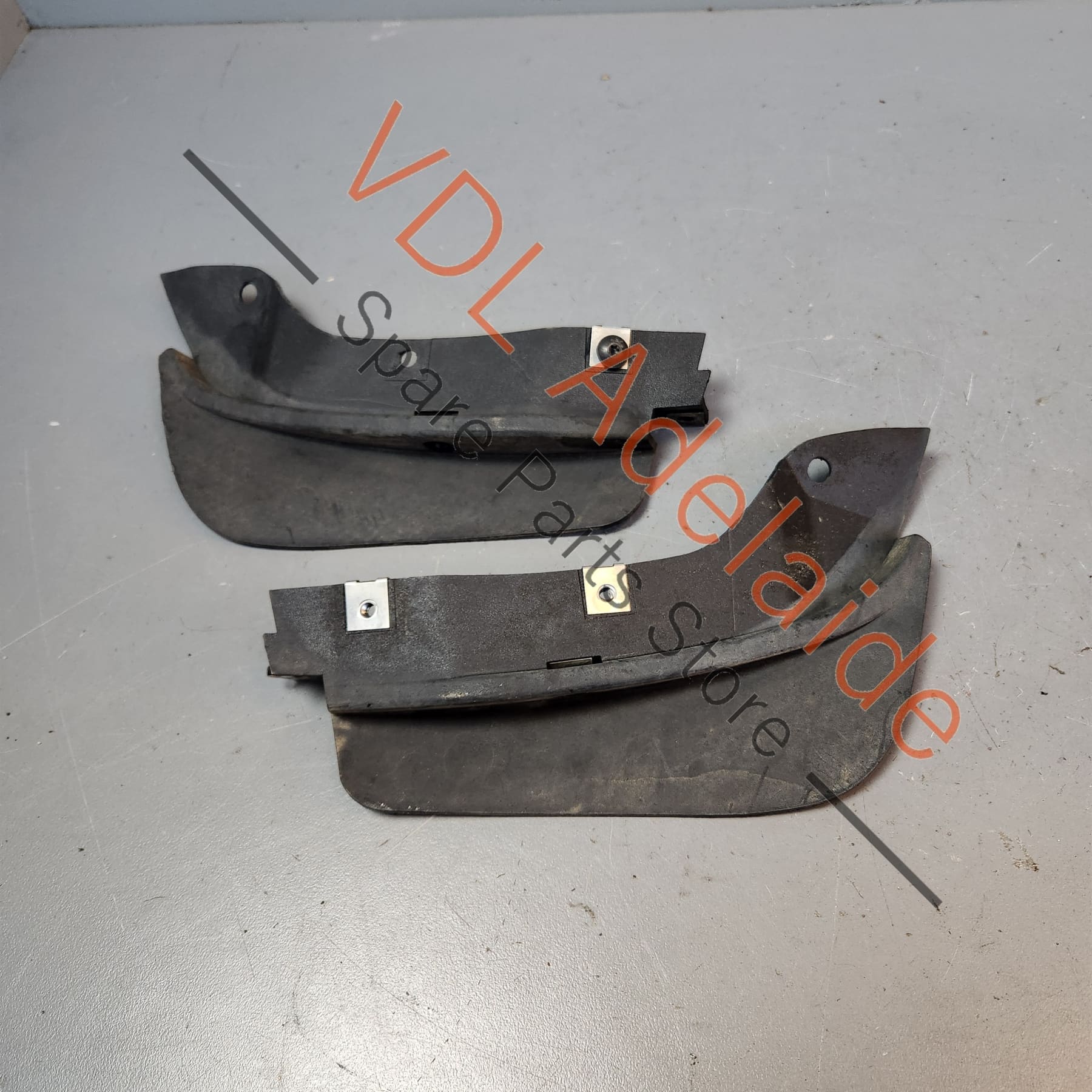 Audi Q7 Front Bumper Lower Spoiler Mud Flap Trim Pair L&R 4L0807513E 4L0807514E