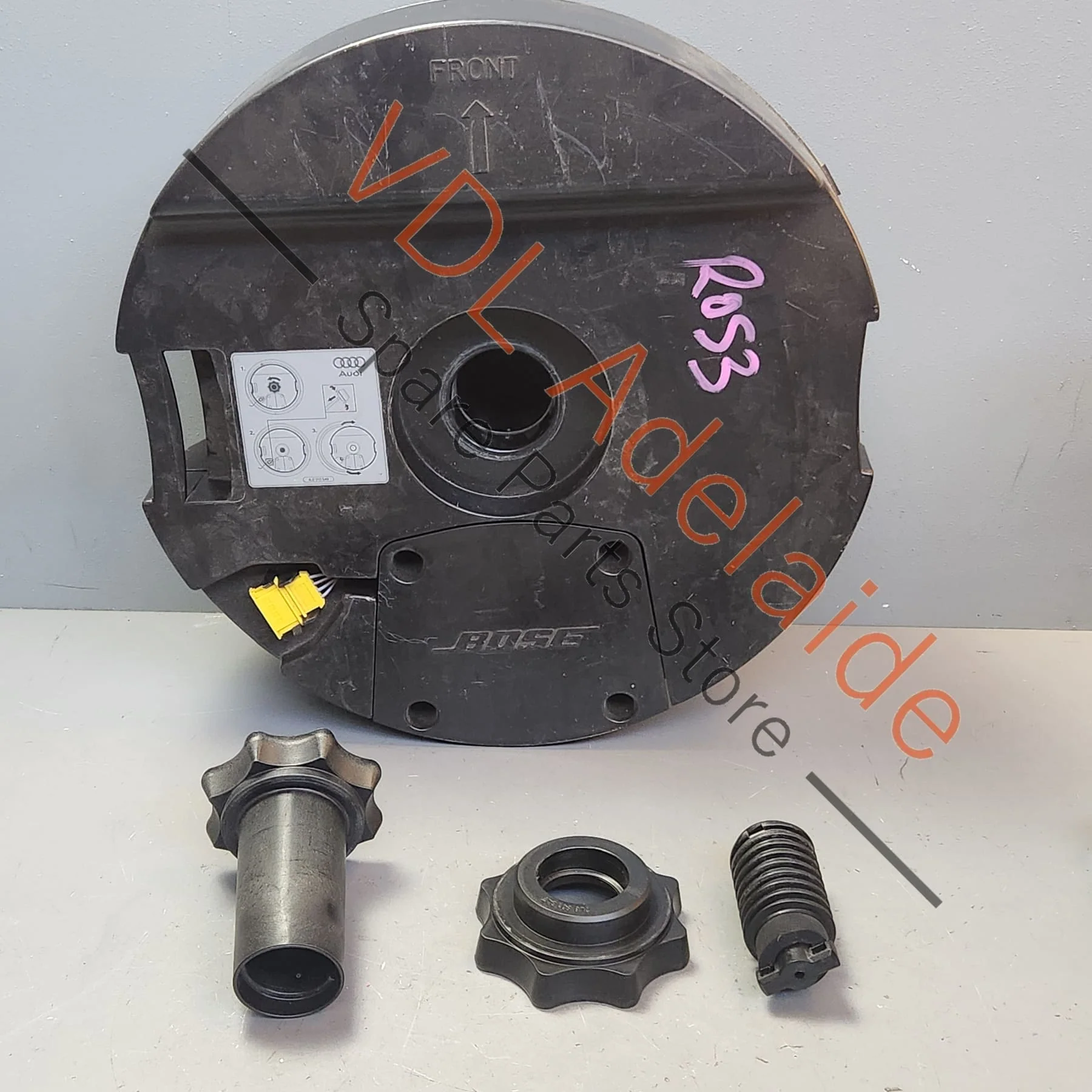 Audi Q7 BOSE Boot Spare Wheel Mounted Subwoofer Speaker 4L0035382B