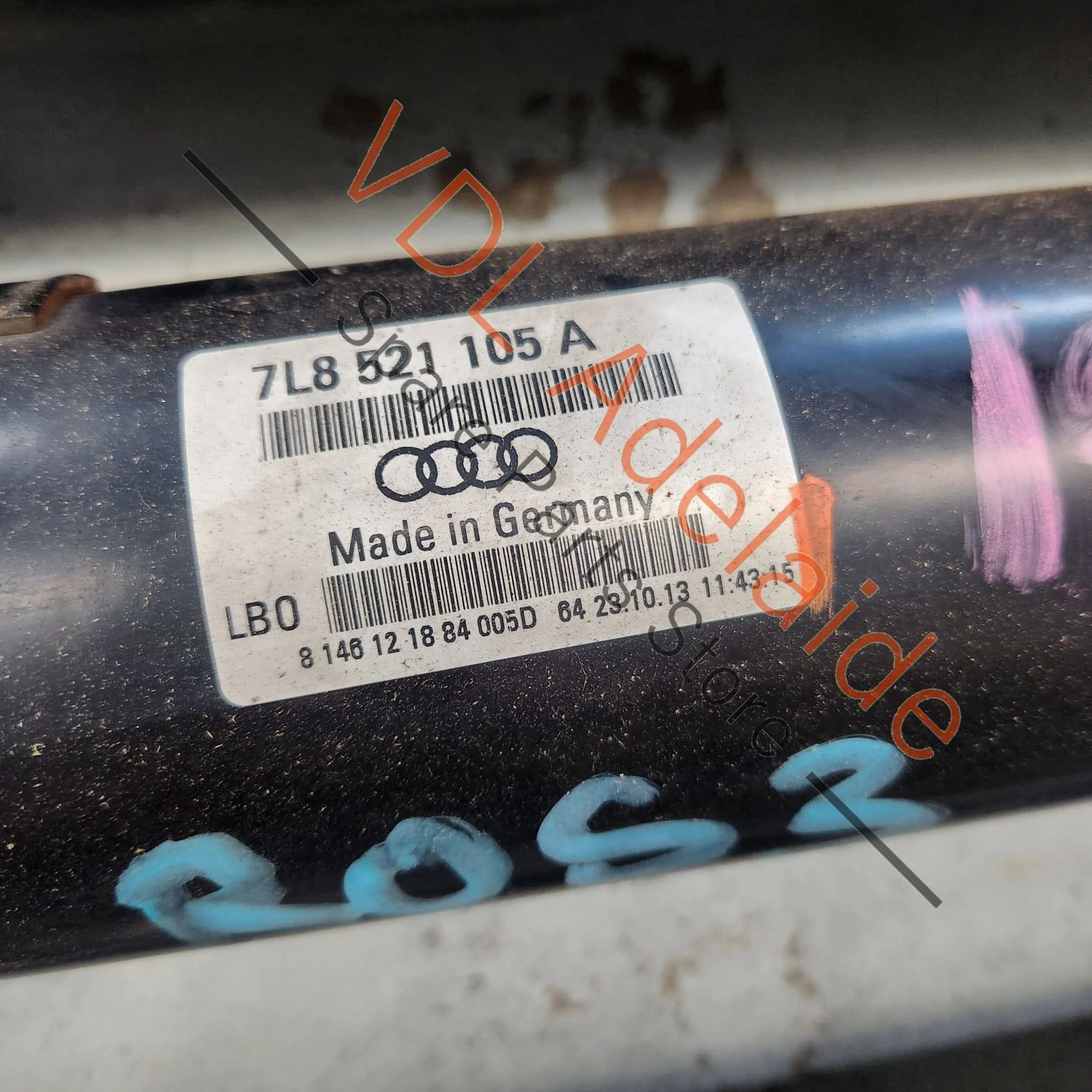 Audi Q7 4L Cardan Propeller Tail Shaft 8W0521101K 8W0521101C
