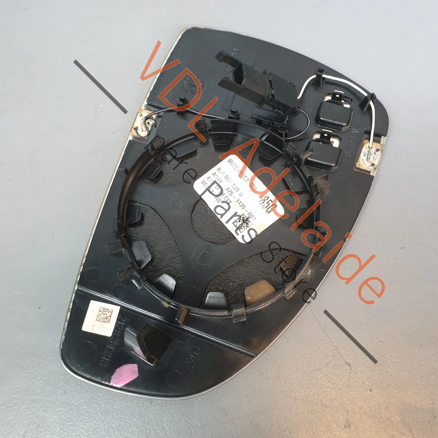 Audi R8 TT Left Side Mirror Glass Automatic Anti Dazzle Heated 8J0857535G - Image 2