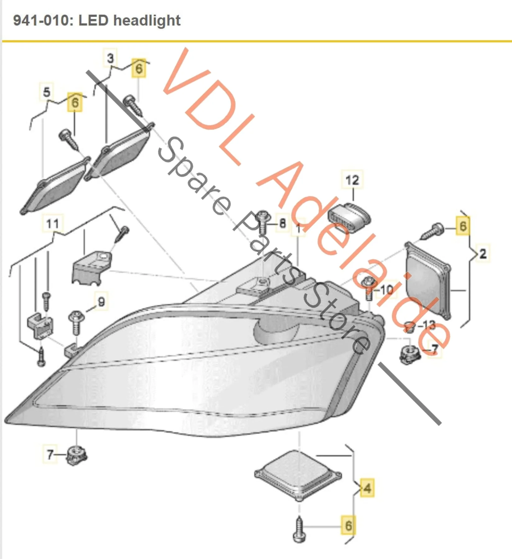 Audi R8 42 Ballast Power Control Module for Daytime Running Light DRL 420907472F - Image 8