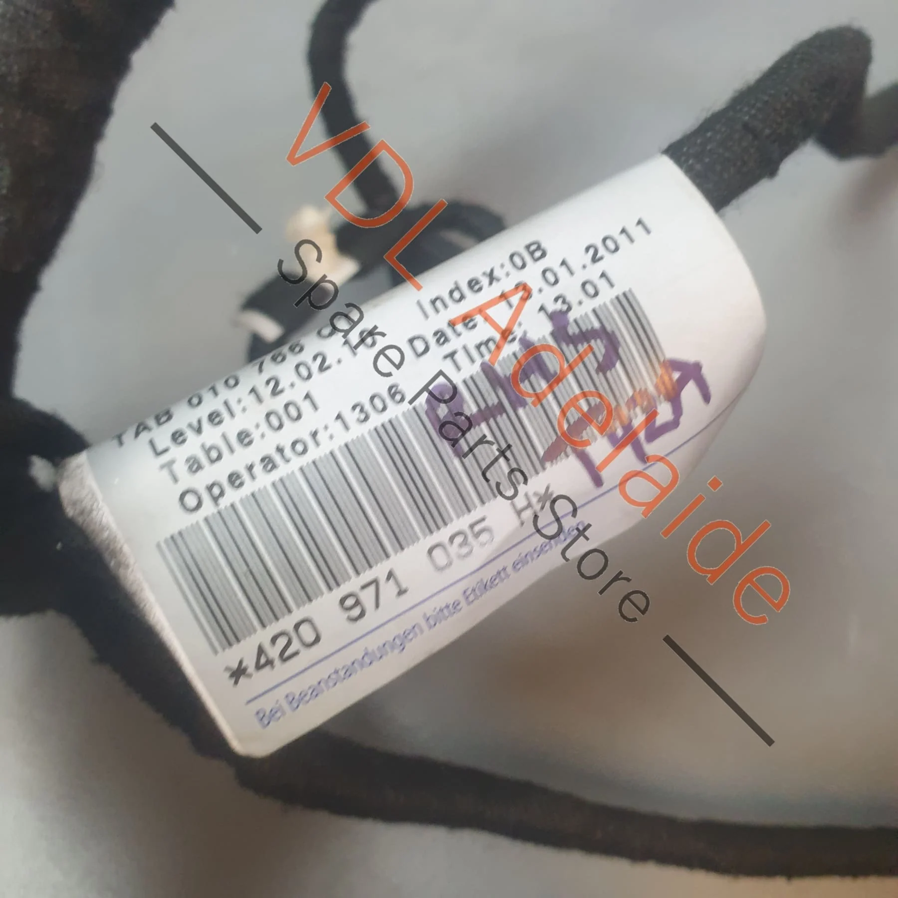 Audi R8 42 Drivers Side Door Wiring Harness 420971035D - Image 2