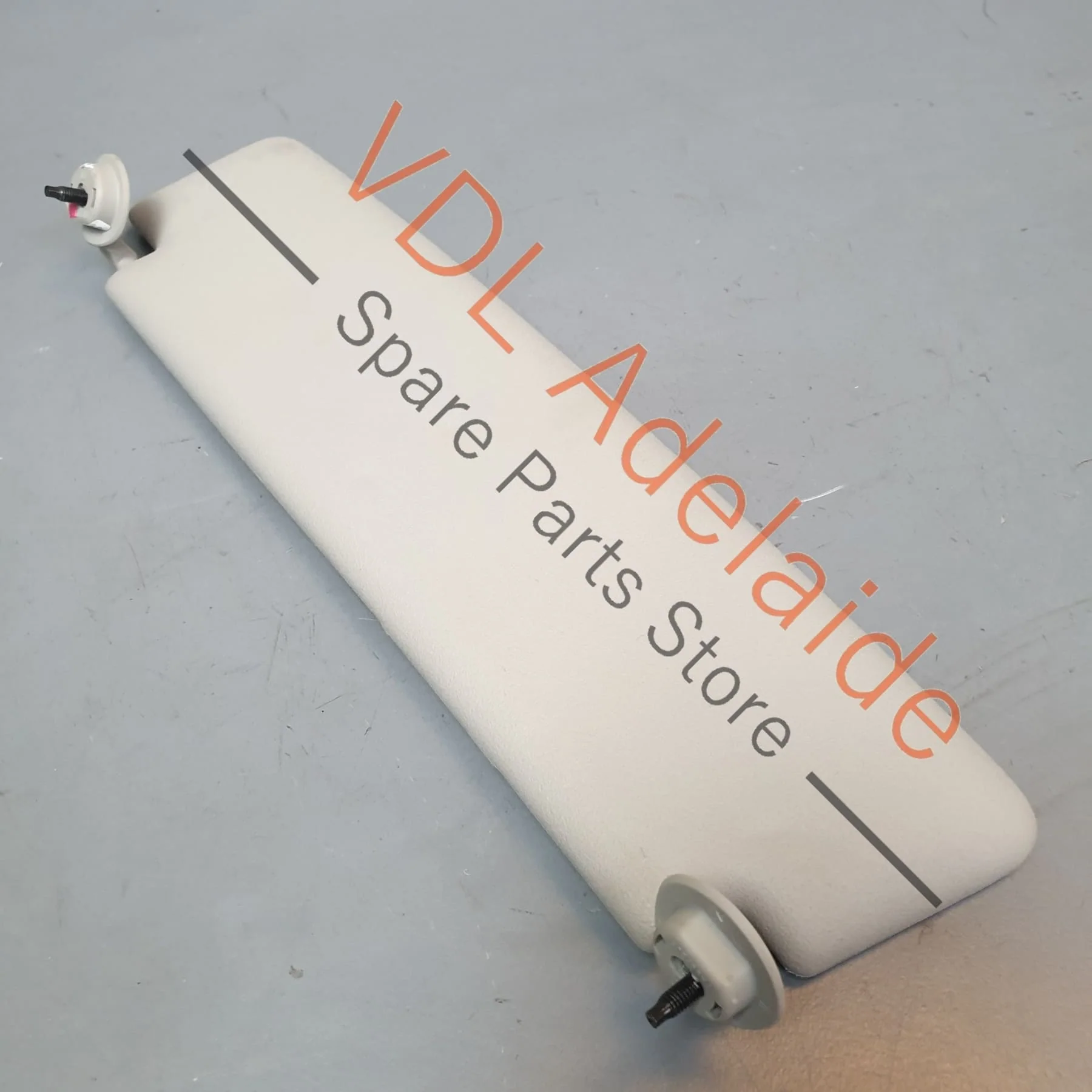 Audi R8 Left Side Interior Sunvisor Sun Visor w Mirror Grey 420857551C - Image 3