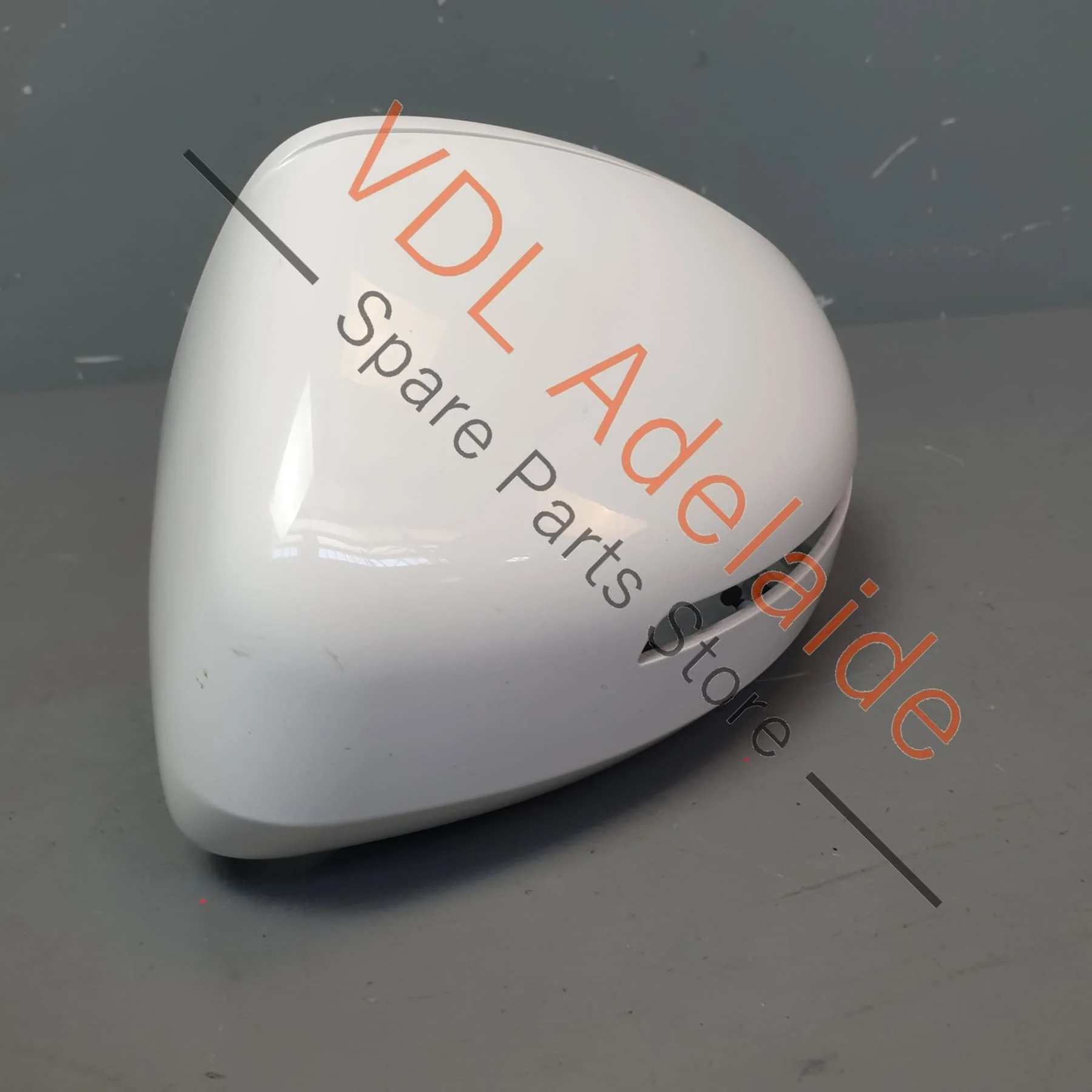 Genuine Audi R8 42 Left LHS Wing Exterior Mirror Cap Cover 8J0857501A Ibis White - Image 3