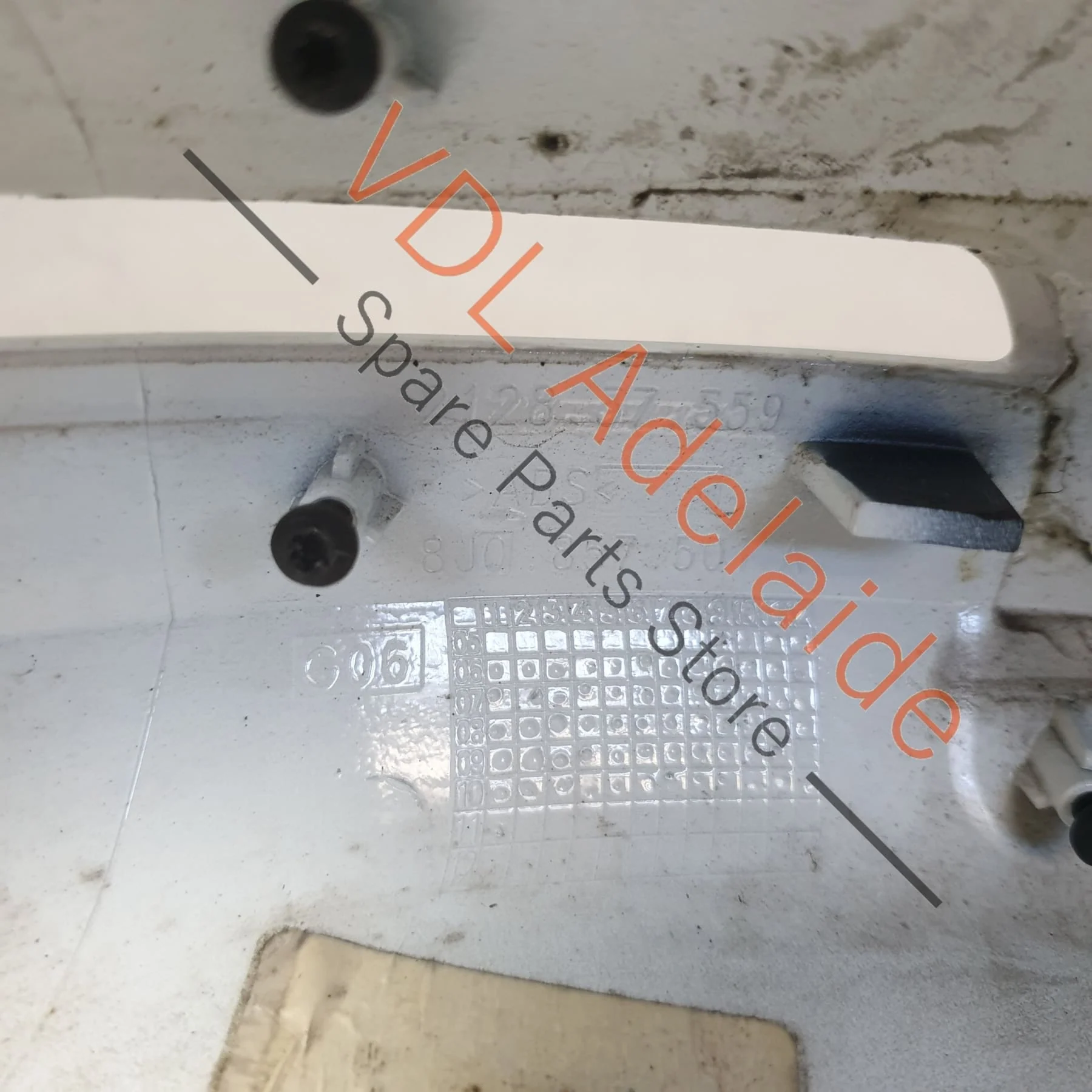 Genuine Audi R8 42 Left LHS Wing Exterior Mirror Cap Cover 8J0857501A Ibis White - Image 5