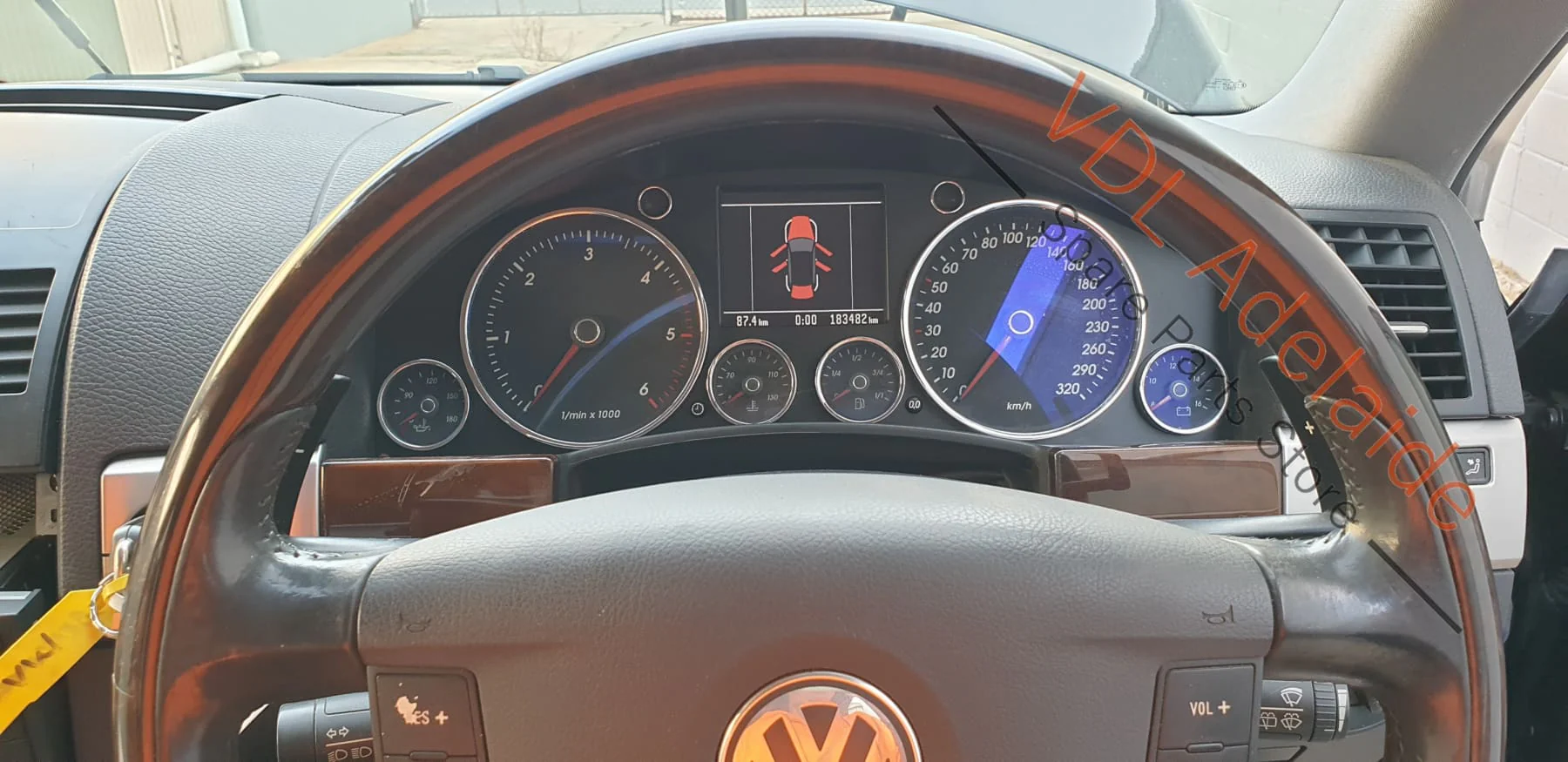 Volkswagen VW Touareg 7L Steering Wheel Airbag Air Bag 7L6880201CP 7L6971673 - Image 4