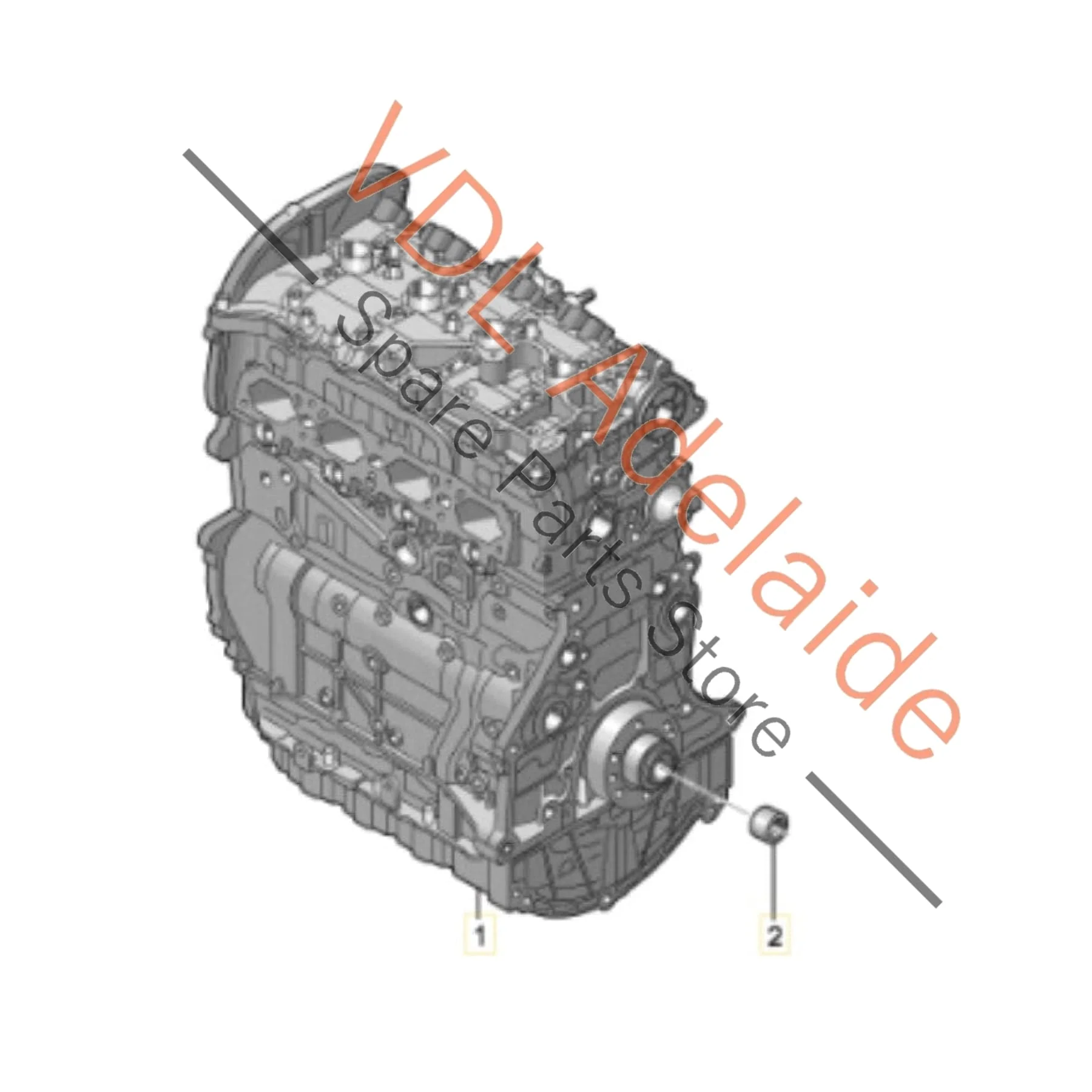 VW Golf MK7 DJHB New Crate Long Motor Engine 2.0 EA888 213kw - Image 2